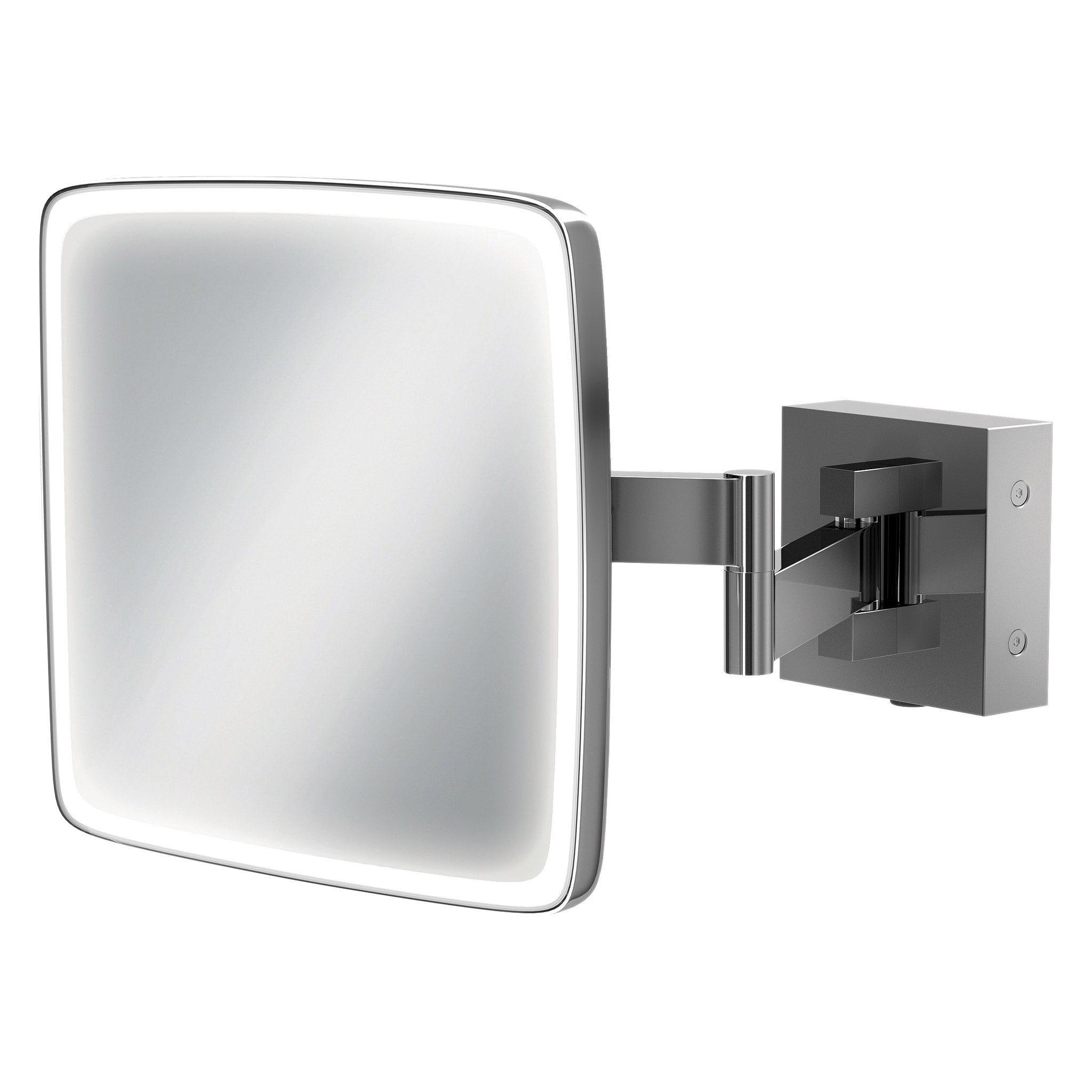 HiB Eclipse Square Magnifying Mirror 18 x 18cm