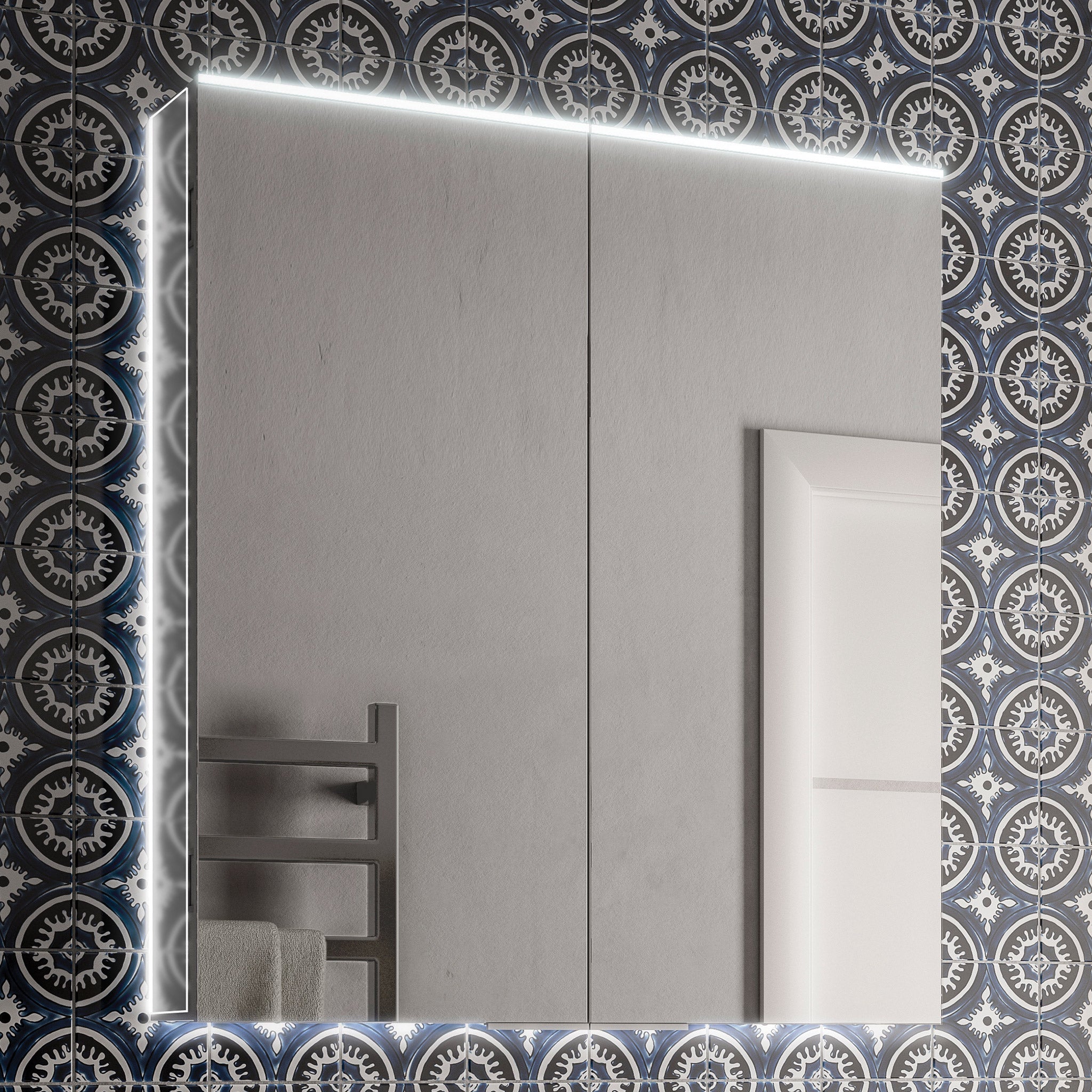 HiB Ether 60 LED Mirror Cabinet 60 x 70cm