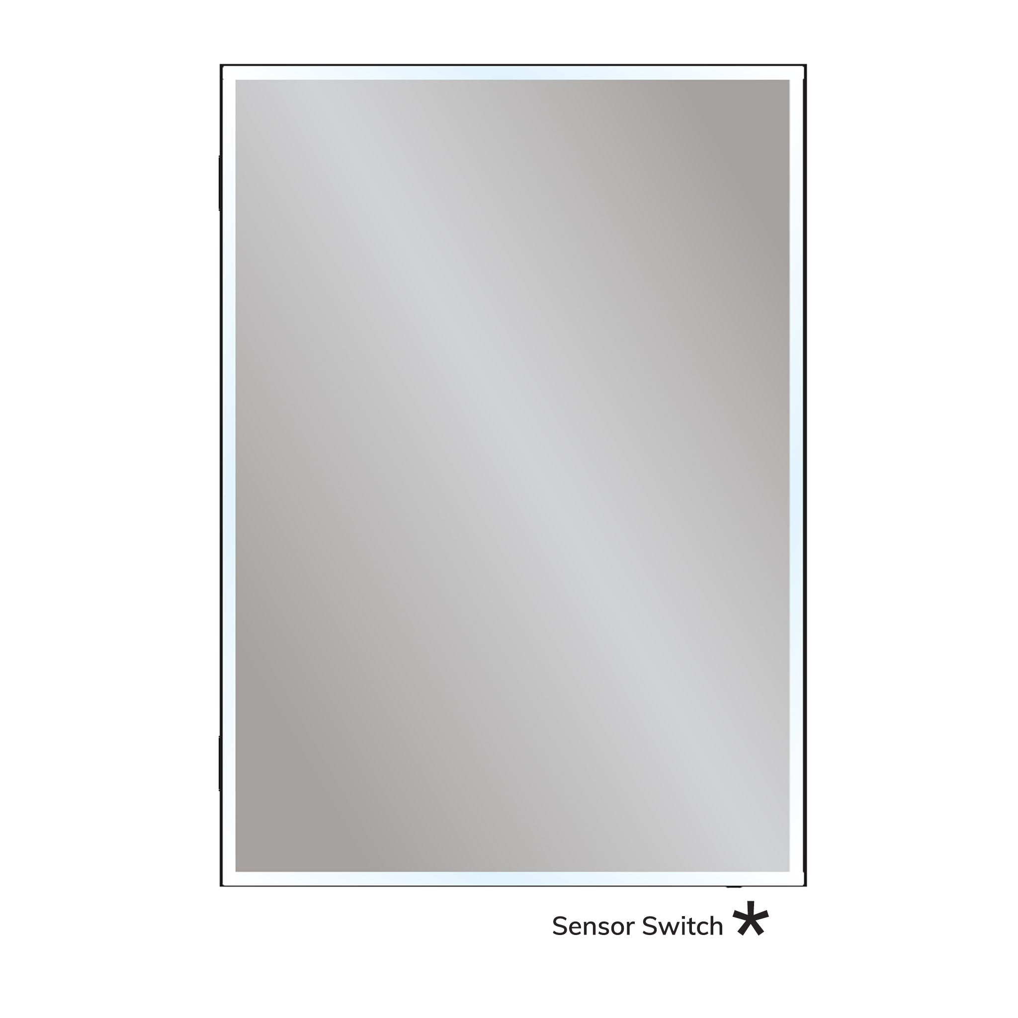 HiB Exos 50 LED Mirror Cabinet 50 x 70cm