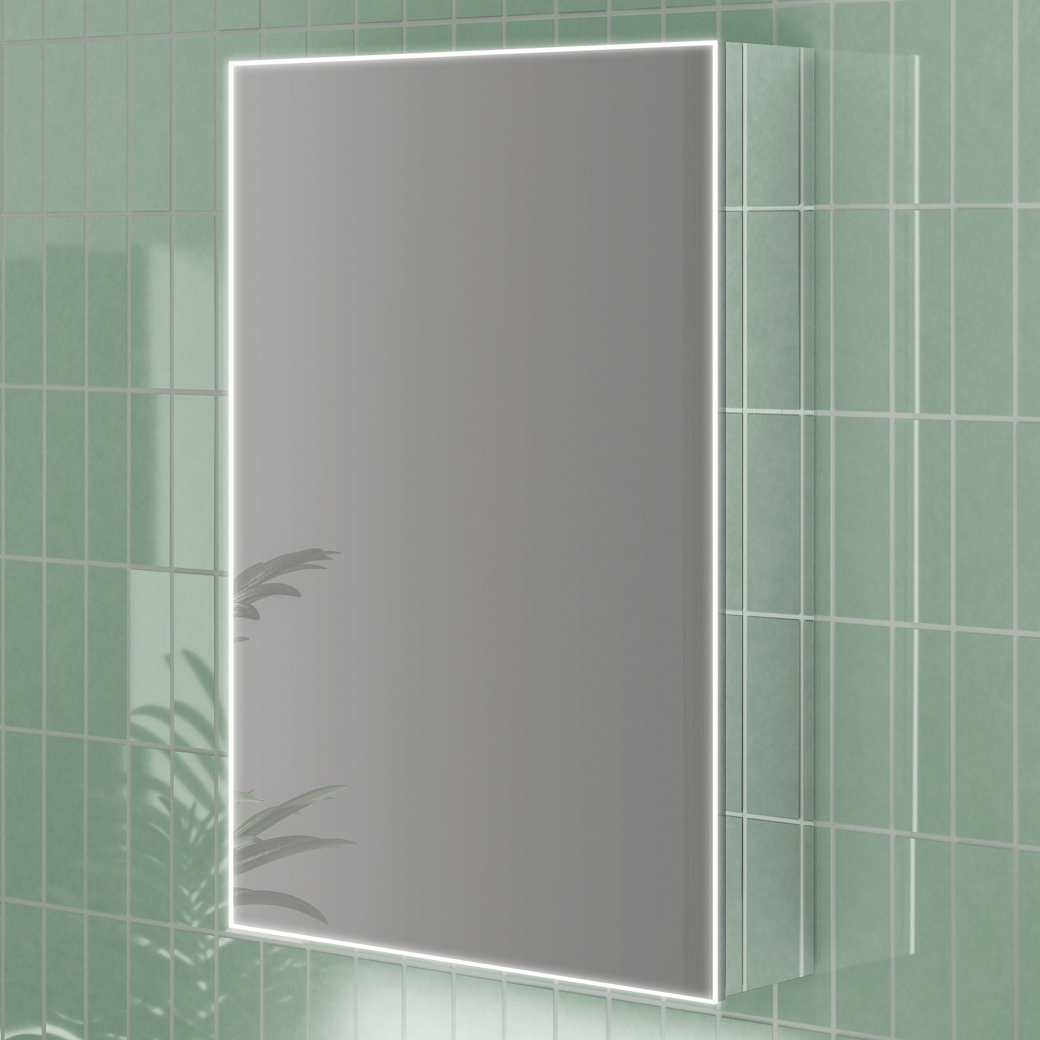 HiB Exos 50 LED Mirror Cabinet 50 x 70cm