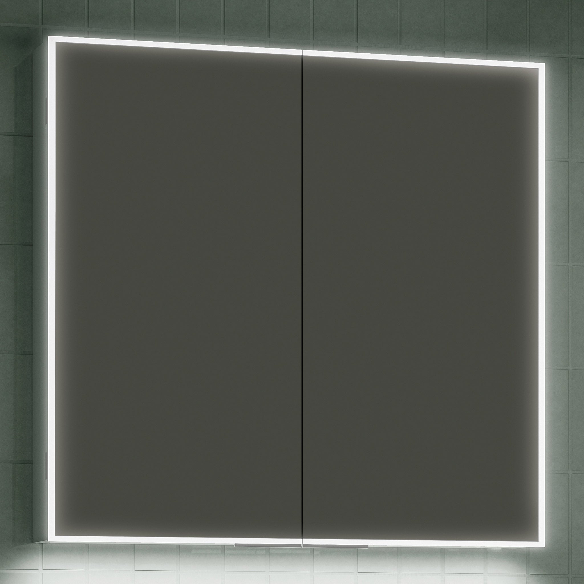 HiB Exos 80 LED Mirror Cabinet 80 x 70cm