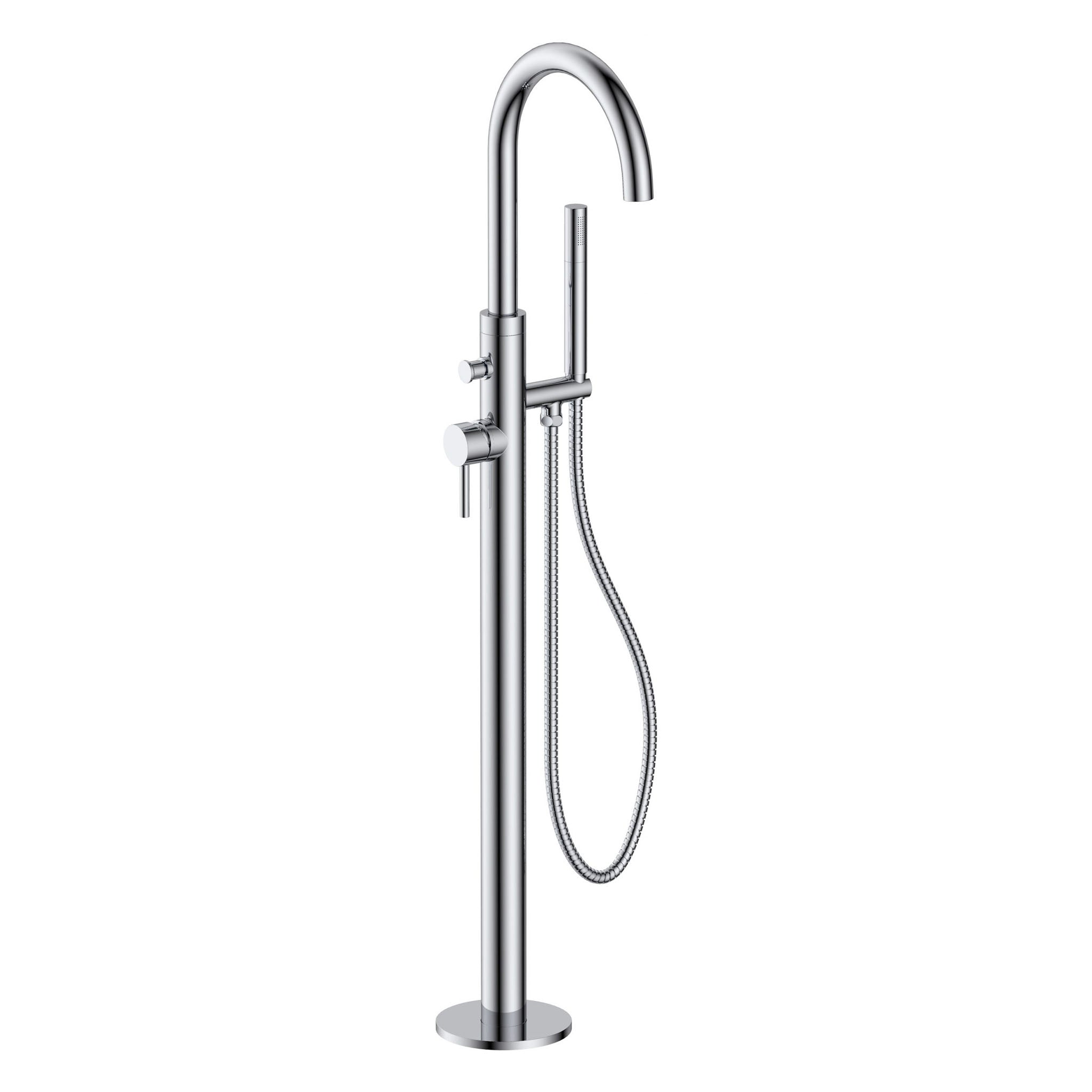 JTP Florence Floor Standing Single Lever Bath Shower Mixer Tap