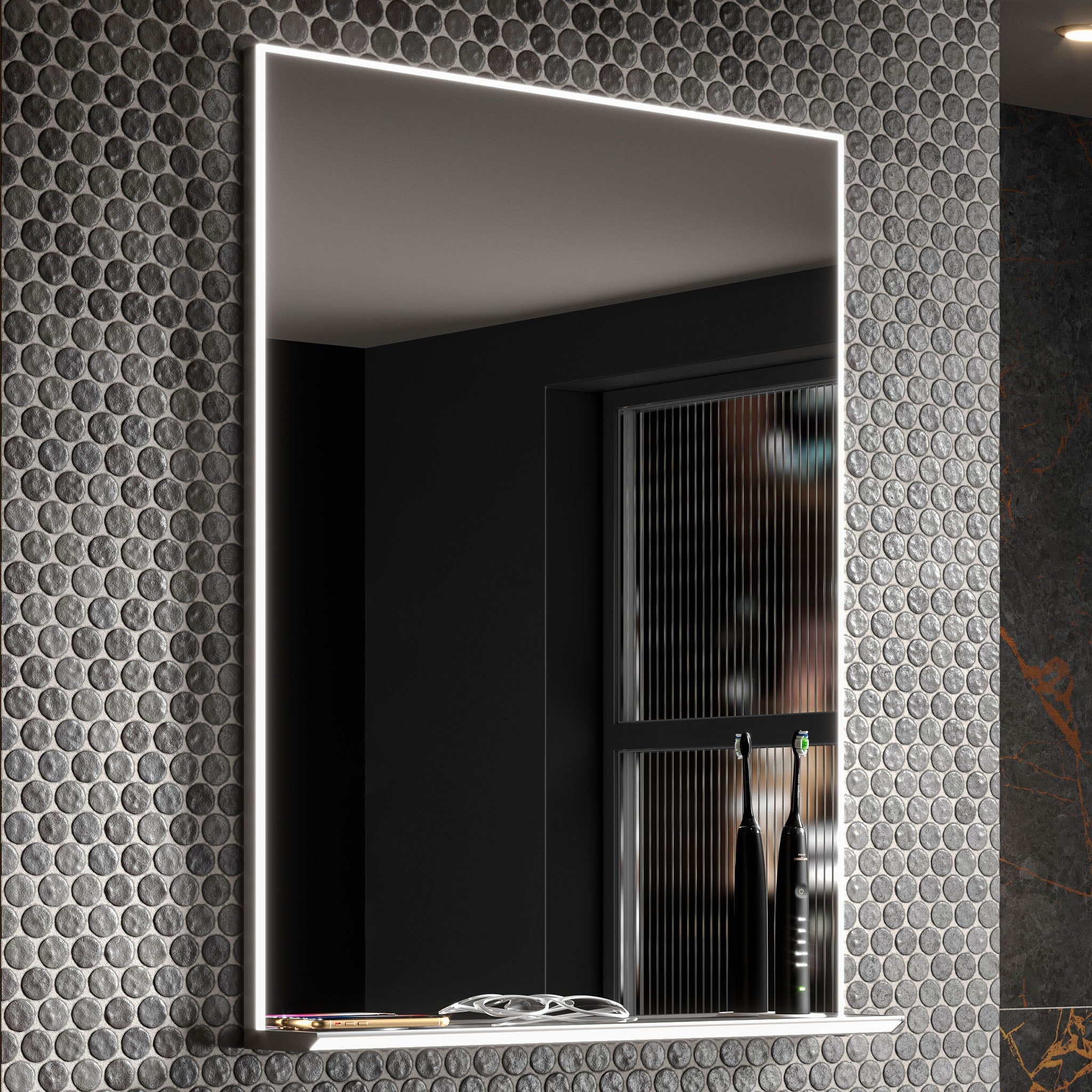 HiB Platform 50 LED Mirror 50 x 81.4cm