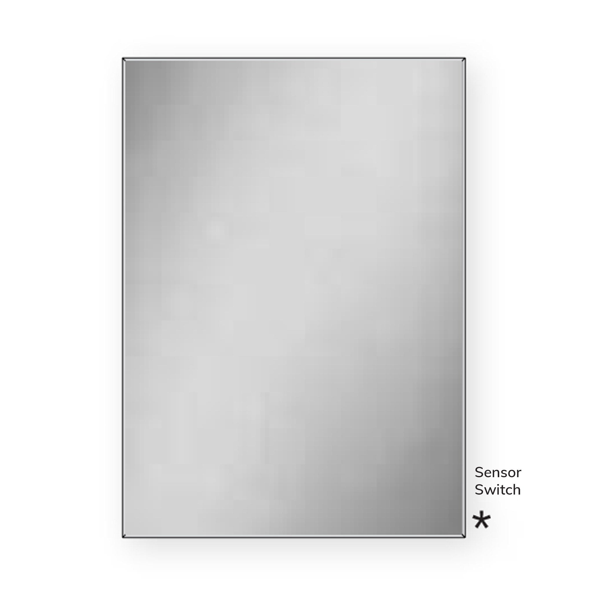 HiB Aura 50 LED Mirror 50 x 70cm