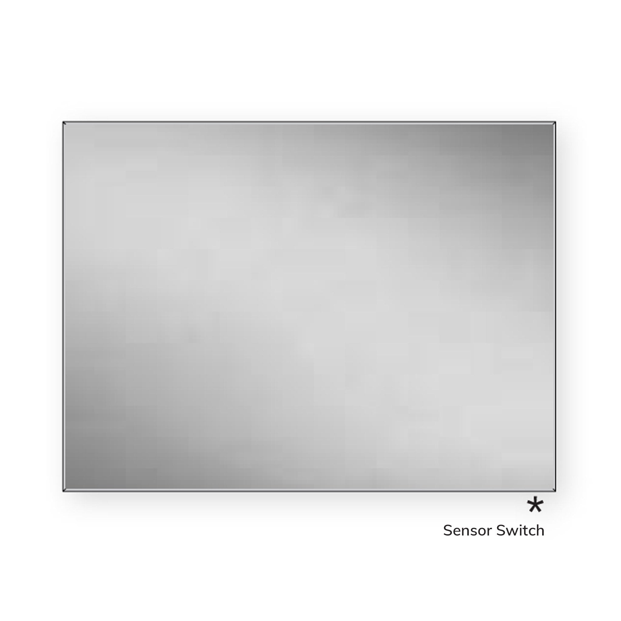 HiB Aura 80 LED Mirror 80 x 60cm