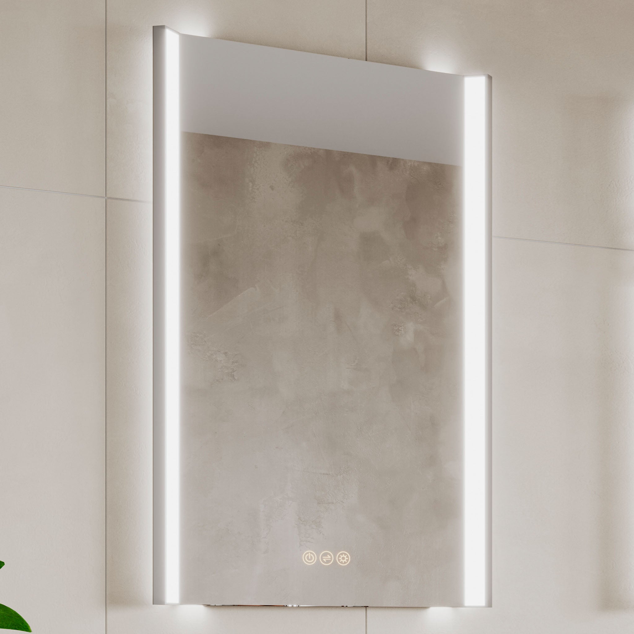 HiB Fold 50 LED Mirror 50 x 80cm