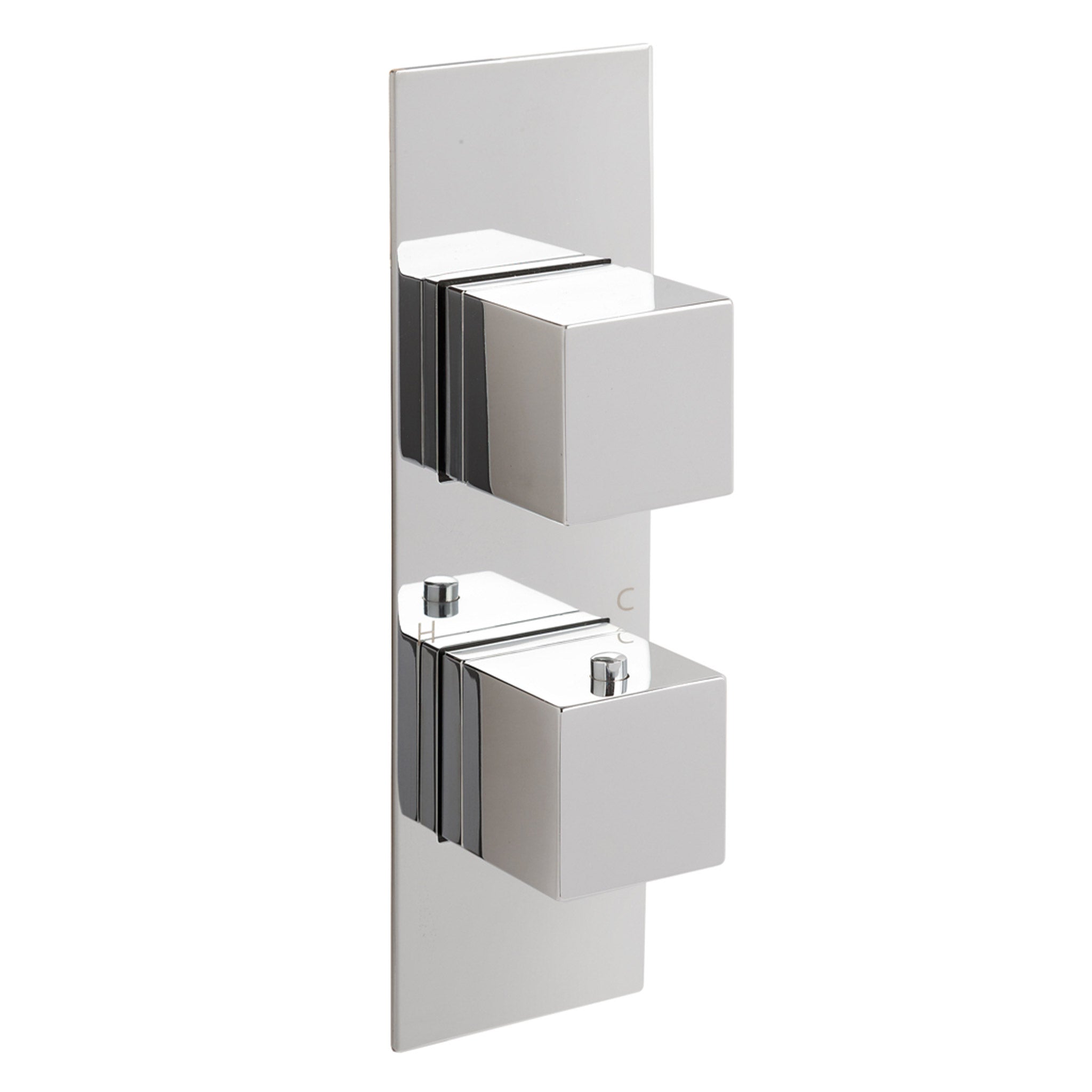 JTP Athena Slimline 3 Outlet Thermostatic Concealed 2 Control Shower Valve