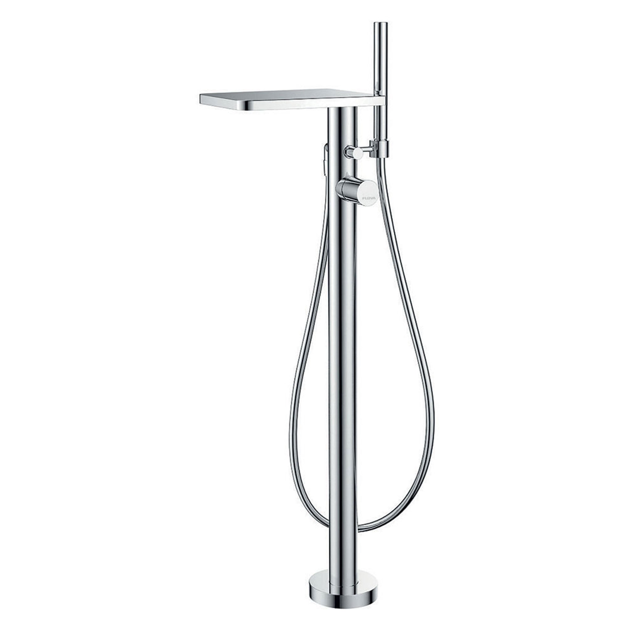 Flova Spring Floor Standing Bath Shower Mixer Tap With SmartBOX