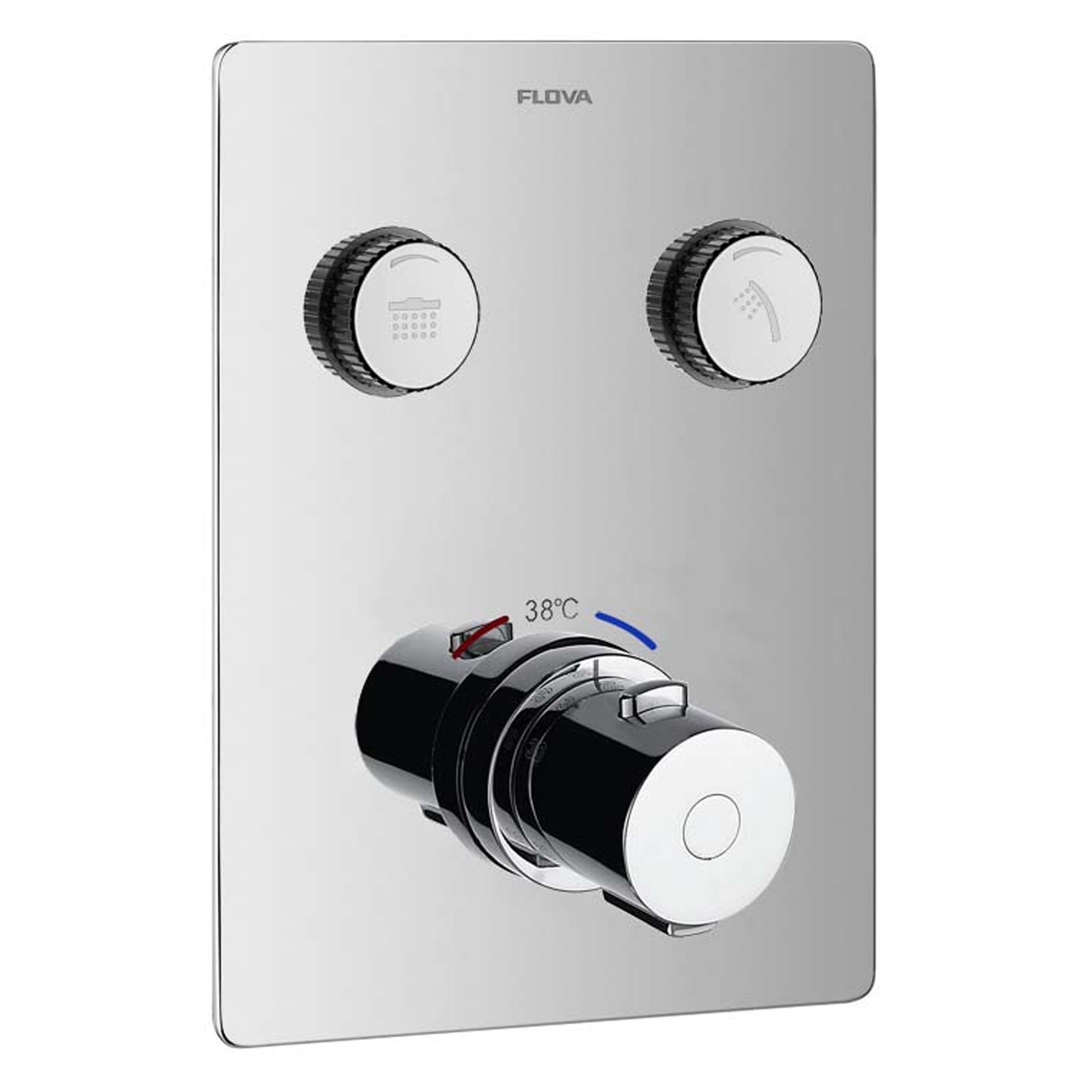 Flova Annecy 2-Outlet GoClick Finishing Set