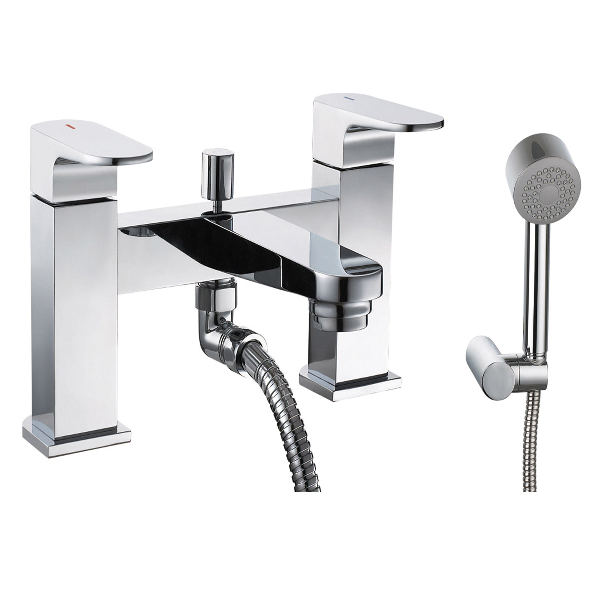 JTP Base 2 Hole Bath Shower Mixer Tap