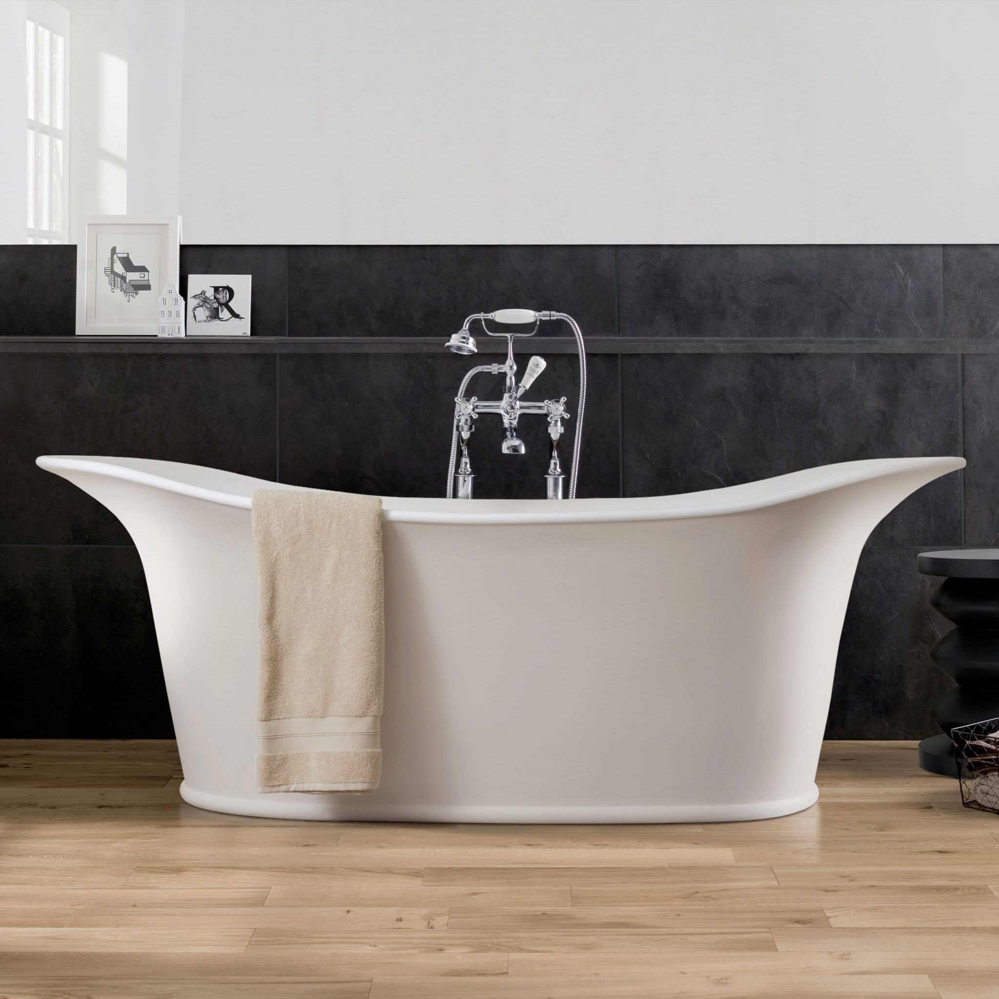 BC Designs Wivenhoe Double Ended Cian Bath 1800 x 820mm