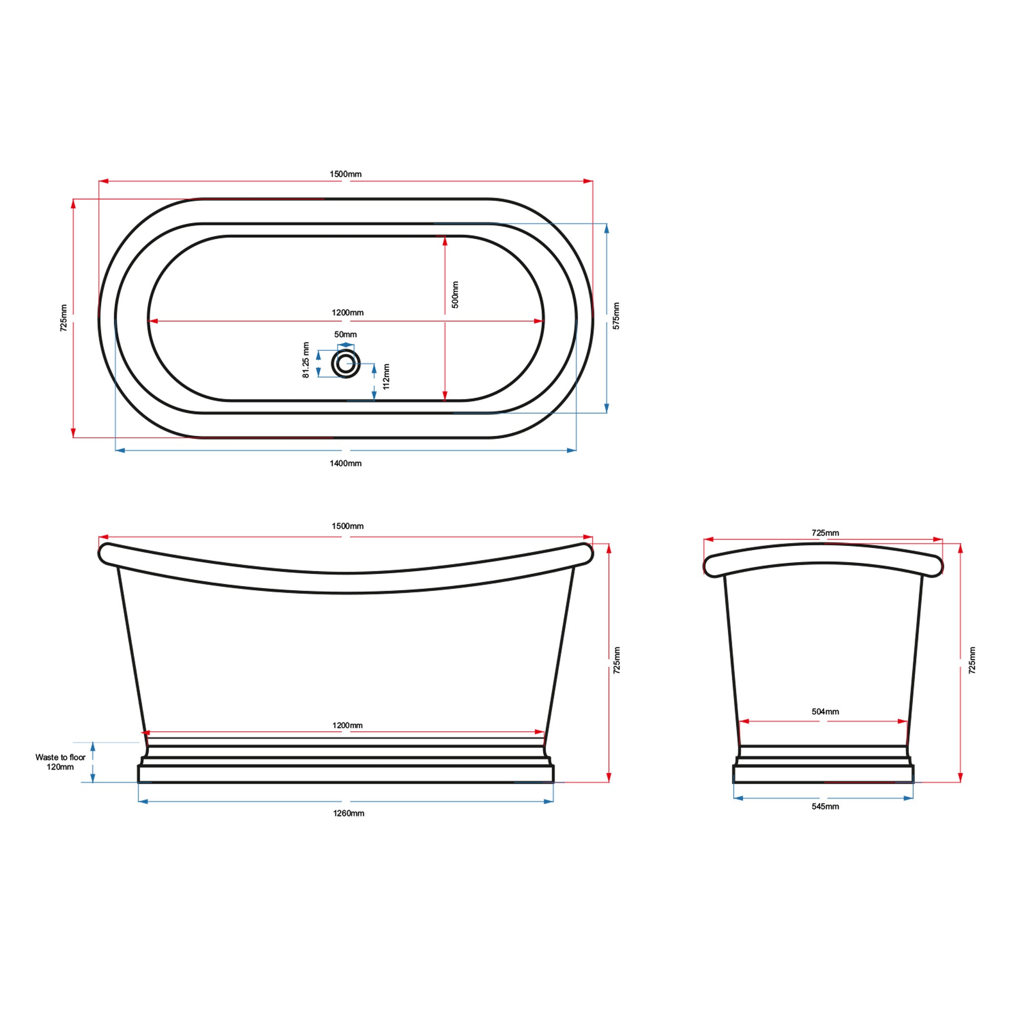 1500 x 725mm #size_1500 x 725mm