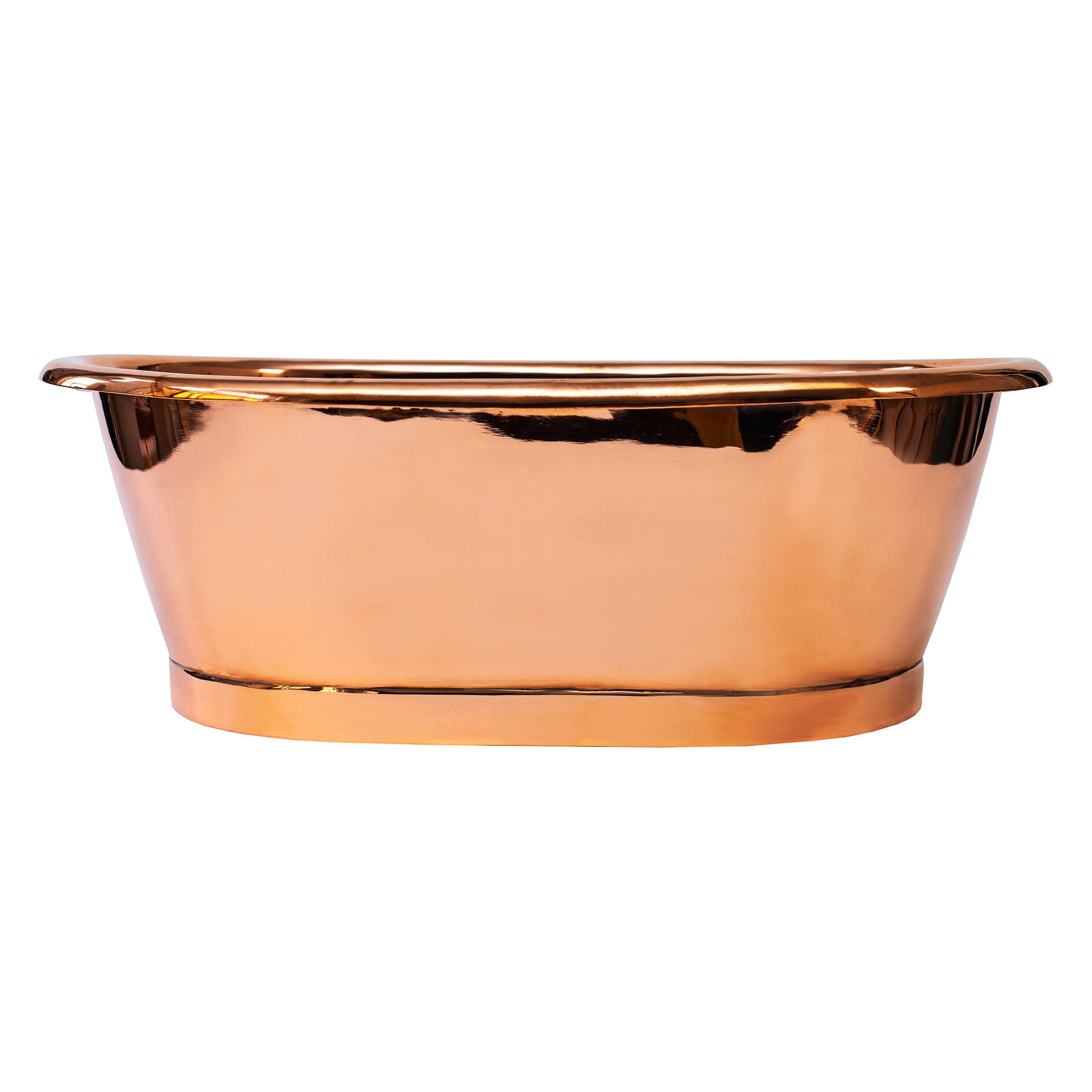 BC Designs Copper Roll Top Basin 610 x 450mm