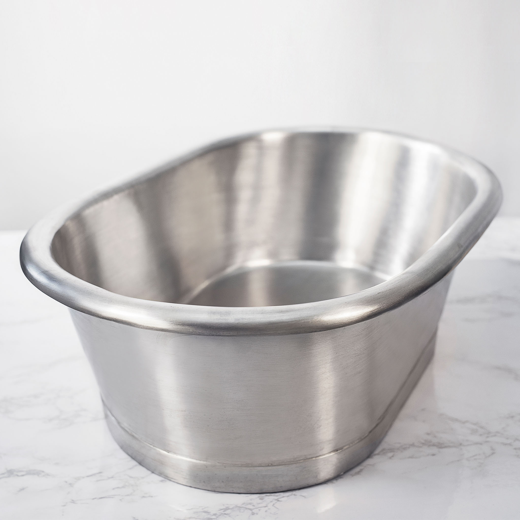 BC Designs Tin Roll Top Basin 610 x 450mm