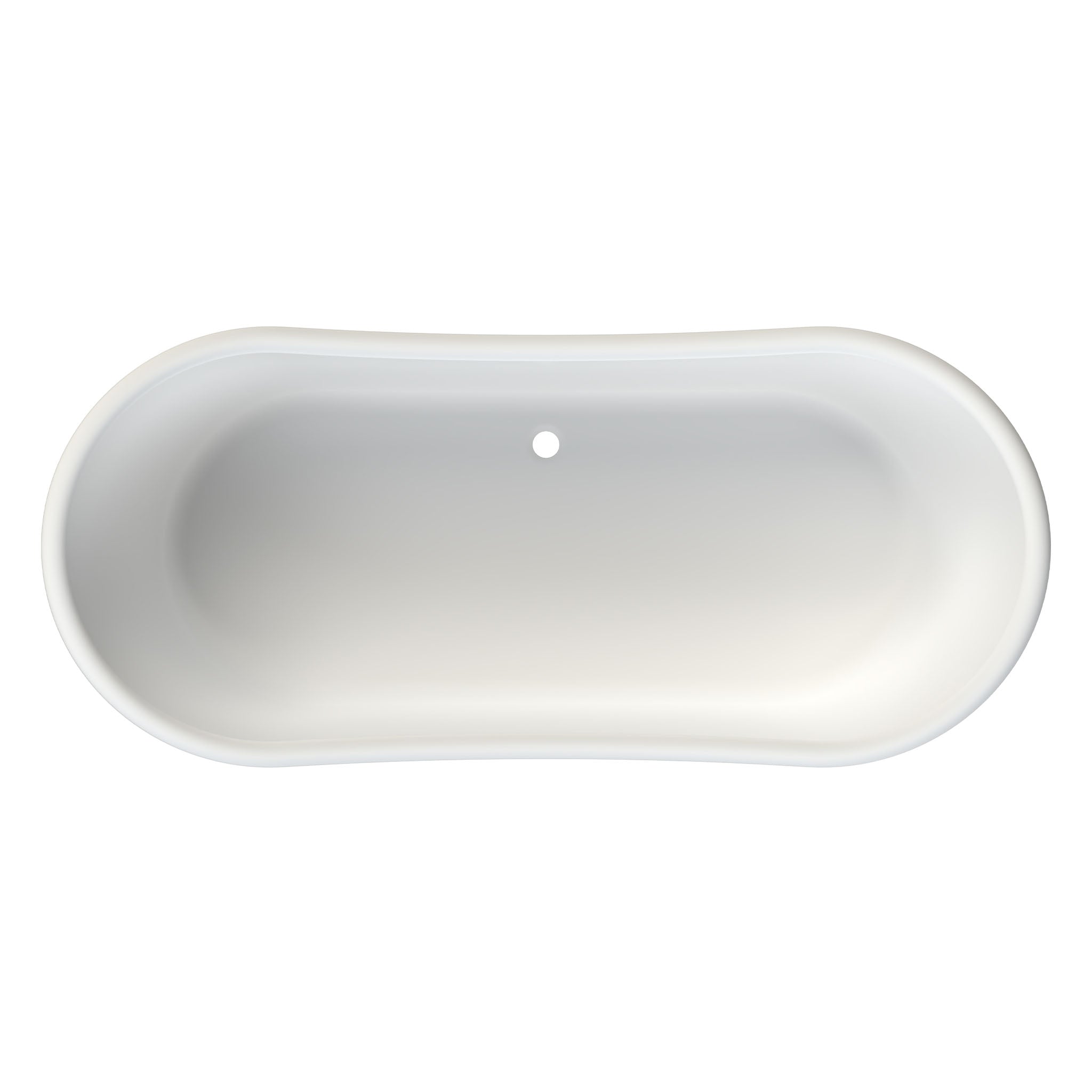 BC Designs Copper/Acrylic Boat Double Ended Roll Top Bath 1800 x 800mm