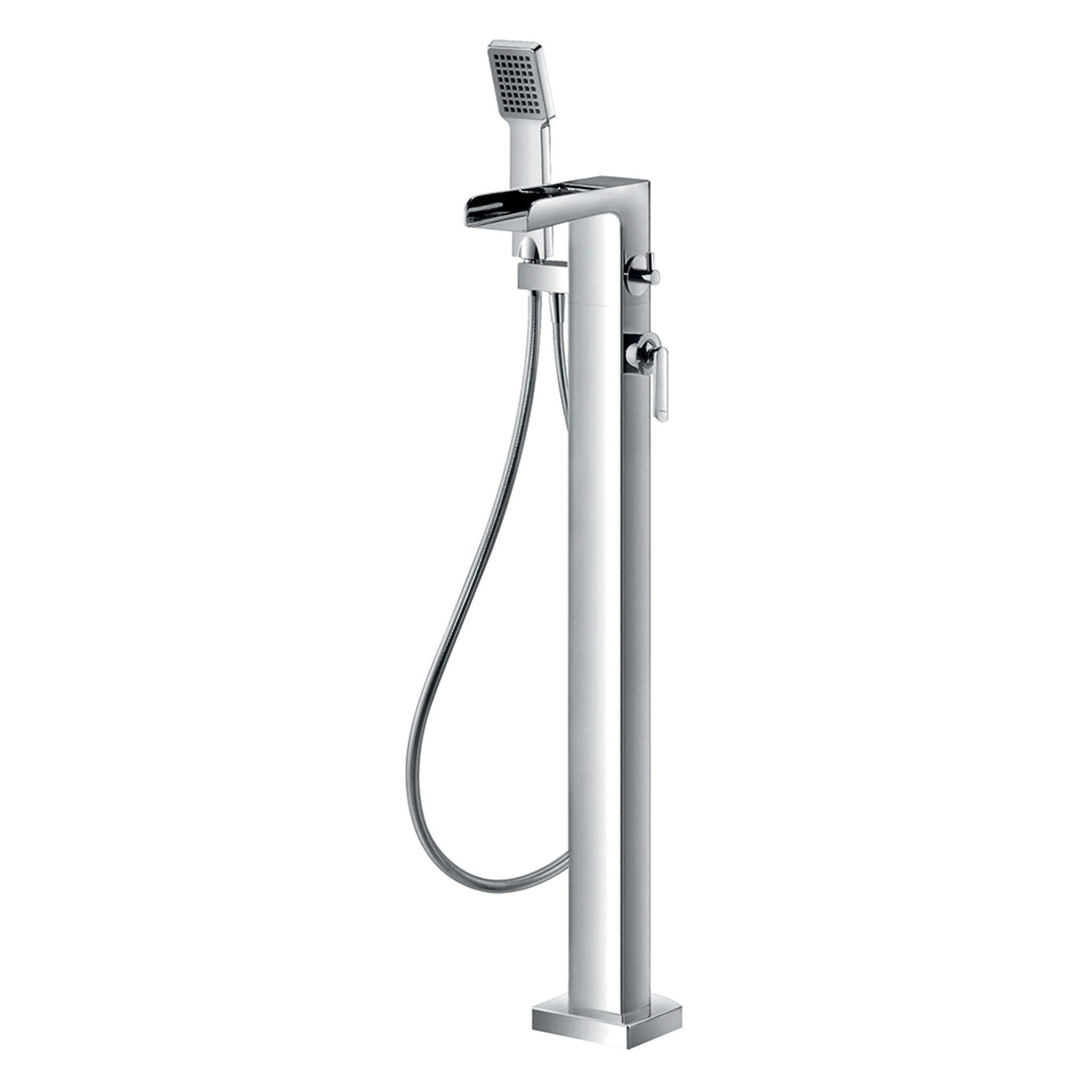 Flova Cascade Floor Standing Bath Shower Mixer Tap