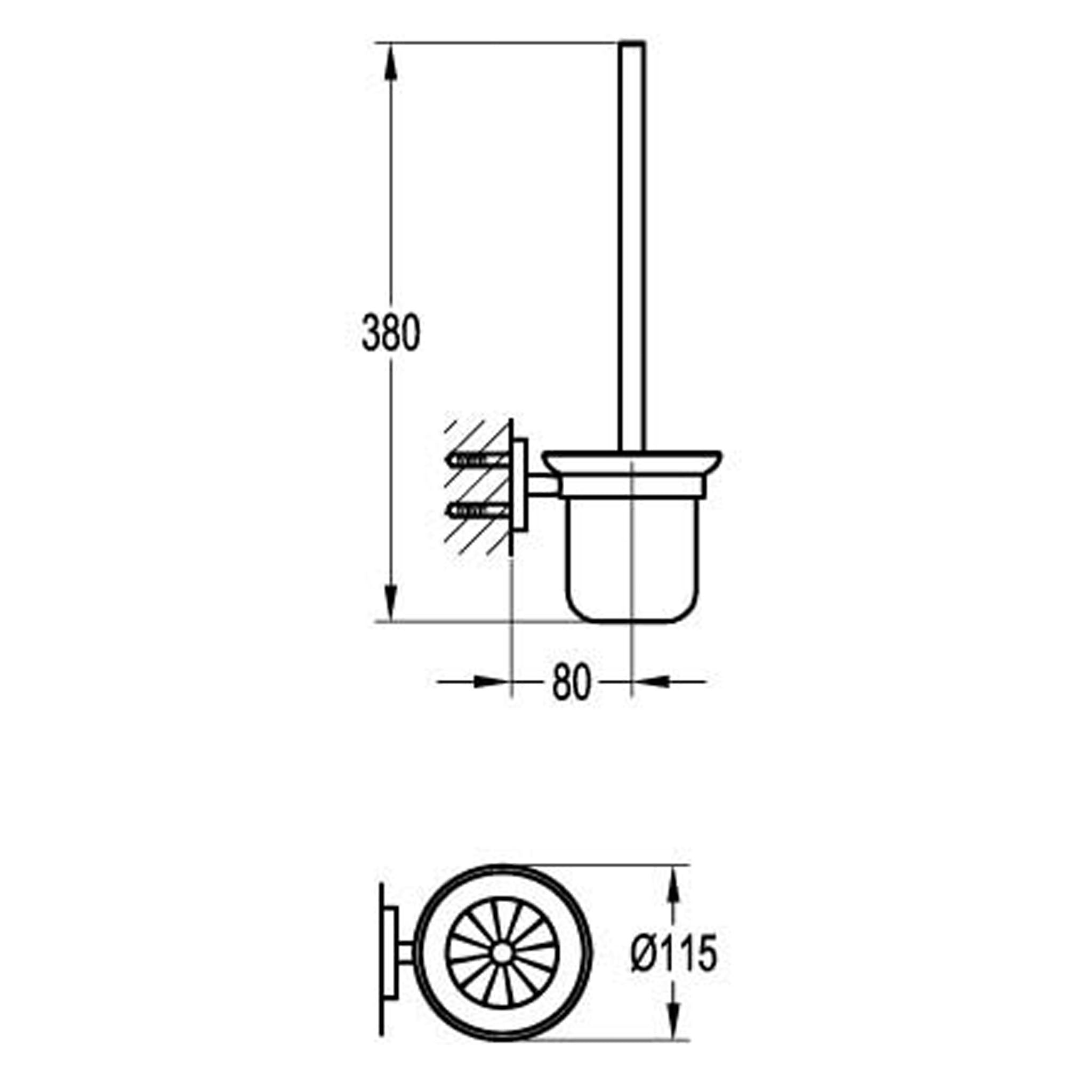 Flova Coco Toilet Brush & Holder