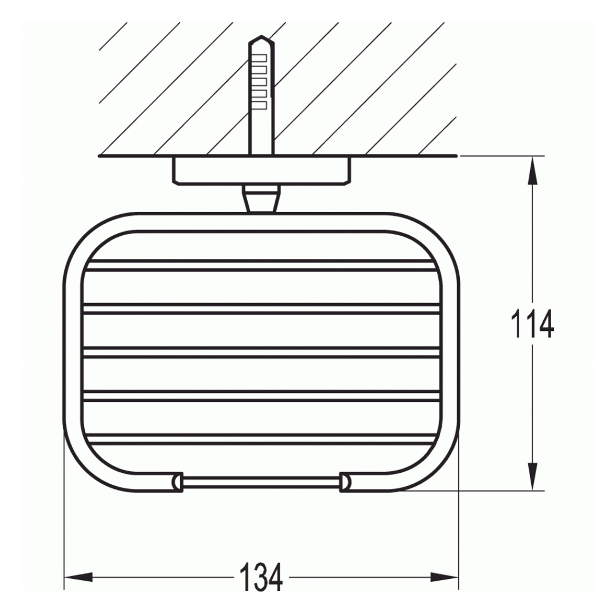 Flova Coco Wire Soap Dish 134mm