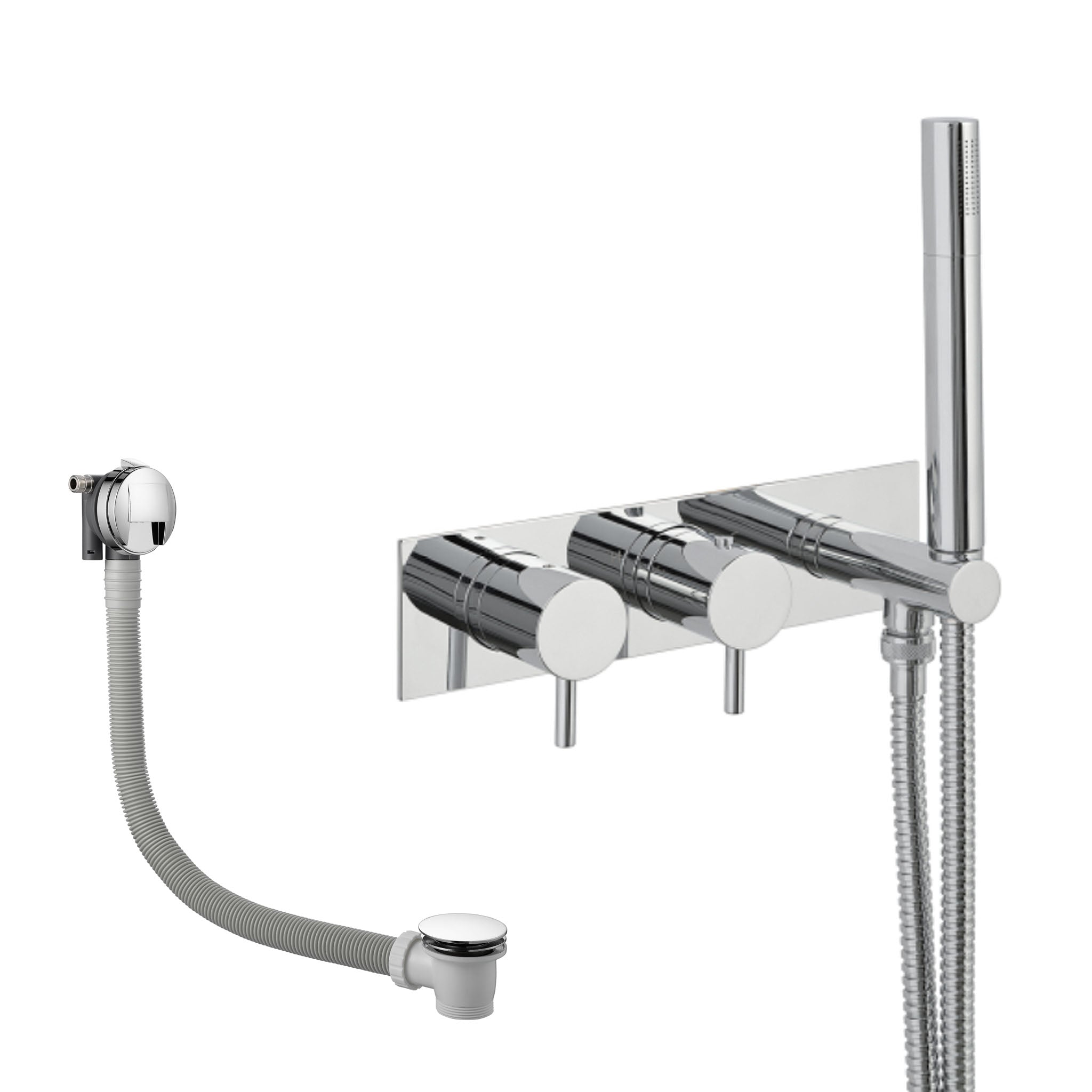 JTP Florence Shower Valve With Hand Shower & Bath Filler