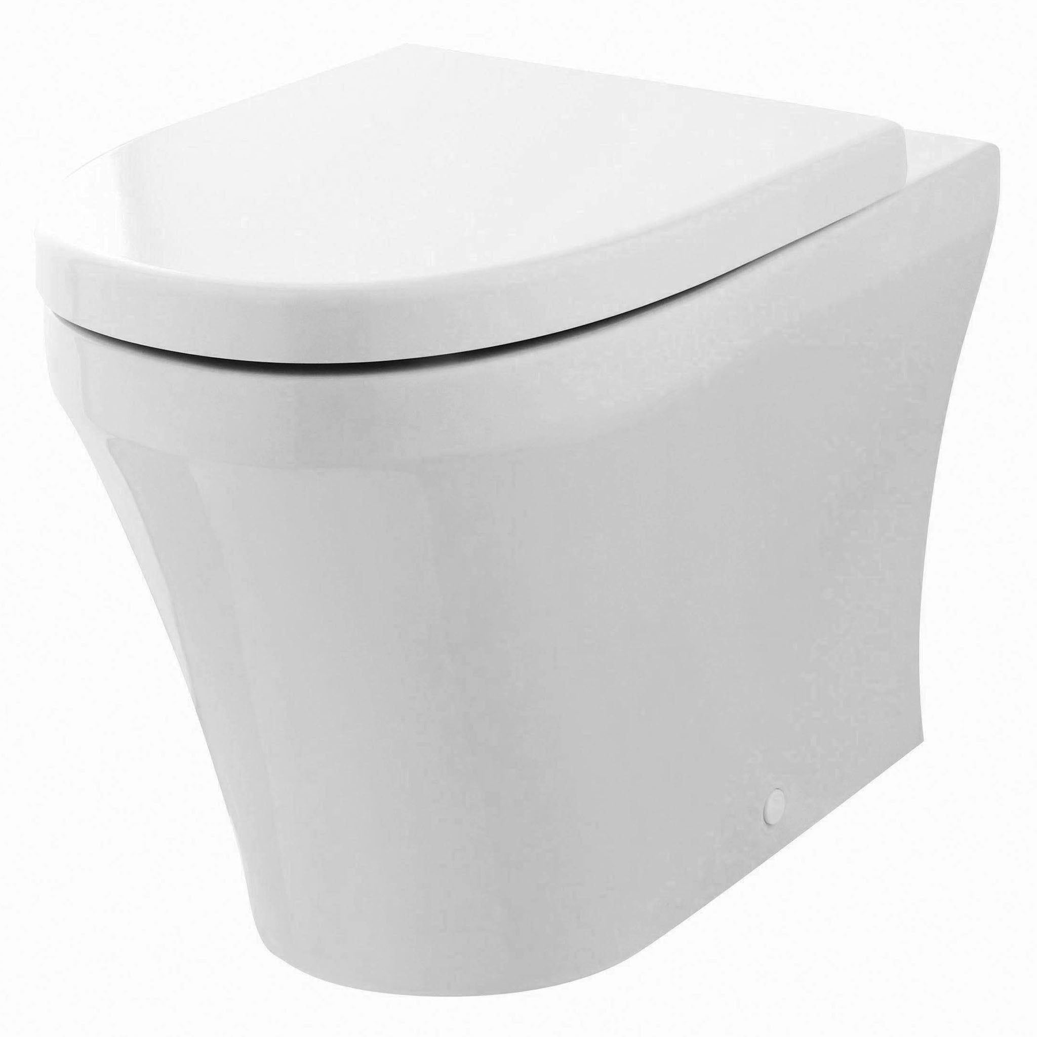 BC Designs Round Back To Wall WC Pan & Seat