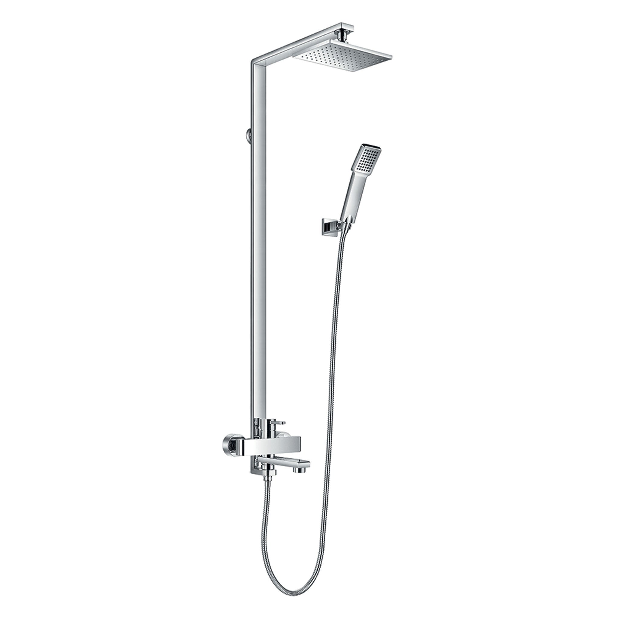 Flova Essence Exposed Manual Shower Column & Bath Spout