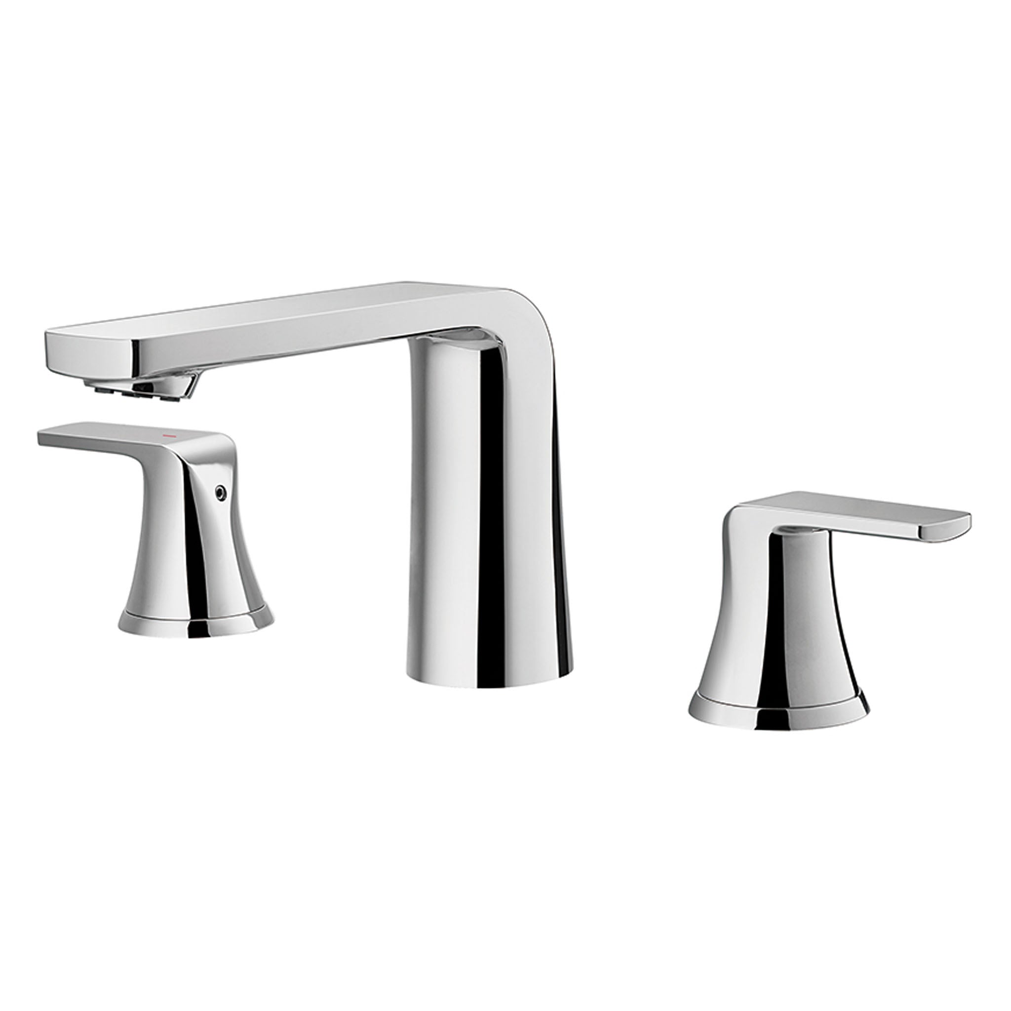 Flova Fusion 3-Hole Deck Mounted Basin Mixer Tap & Waste