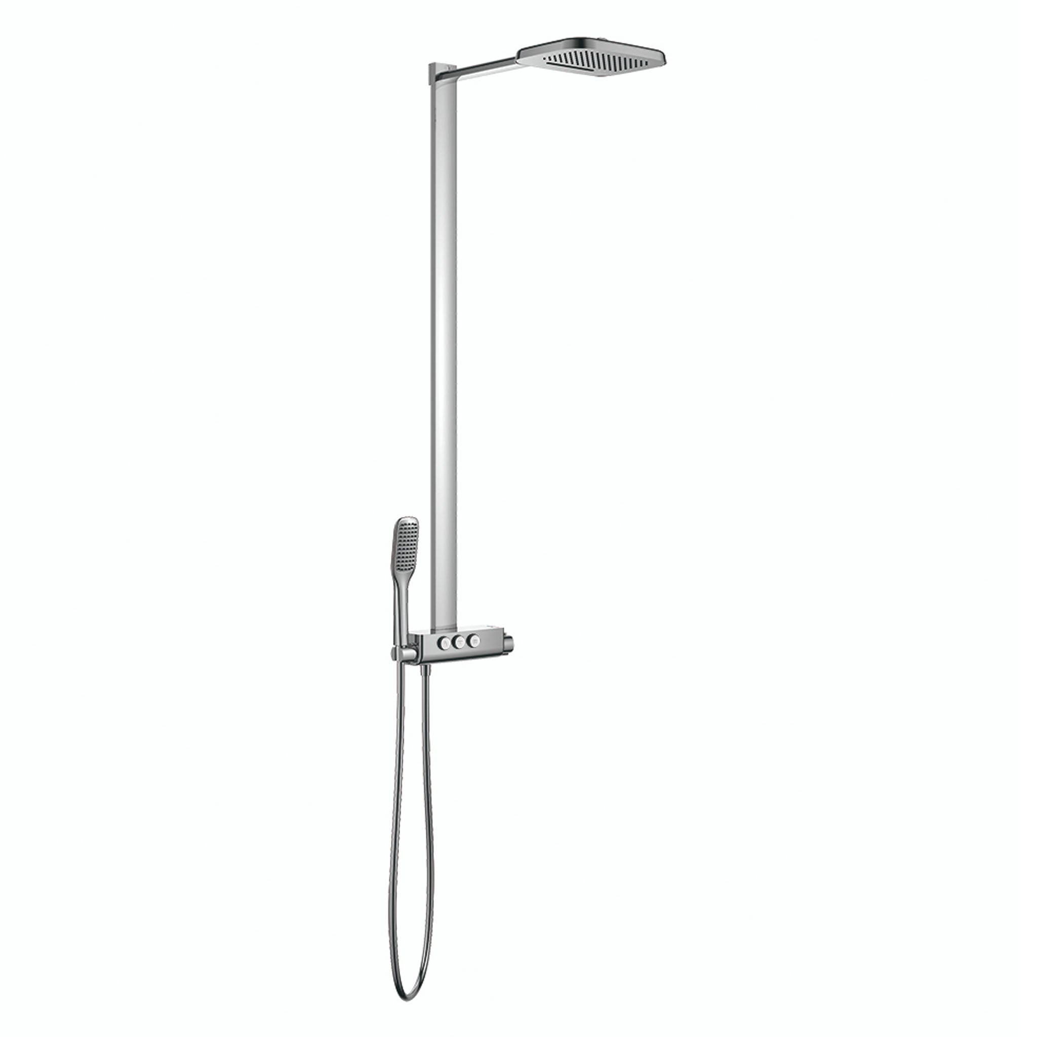 Flova Fusion GoClick Exposed Thermostatic Shower Column