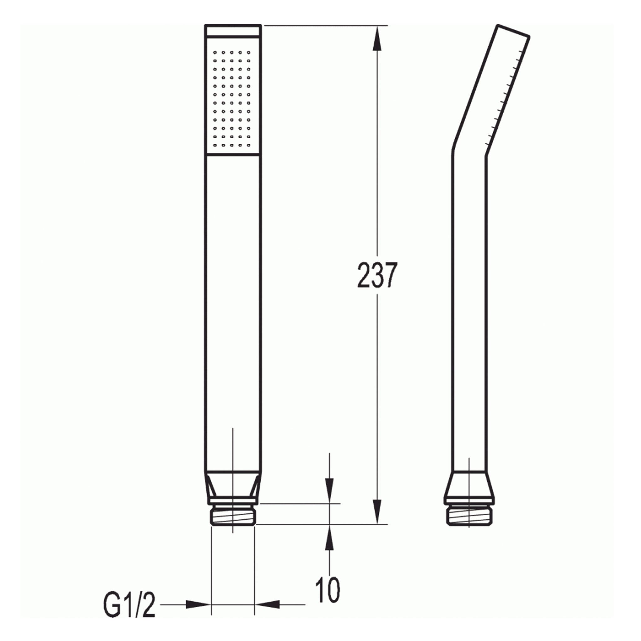 Flova Pencil Square Handshower 1-Function