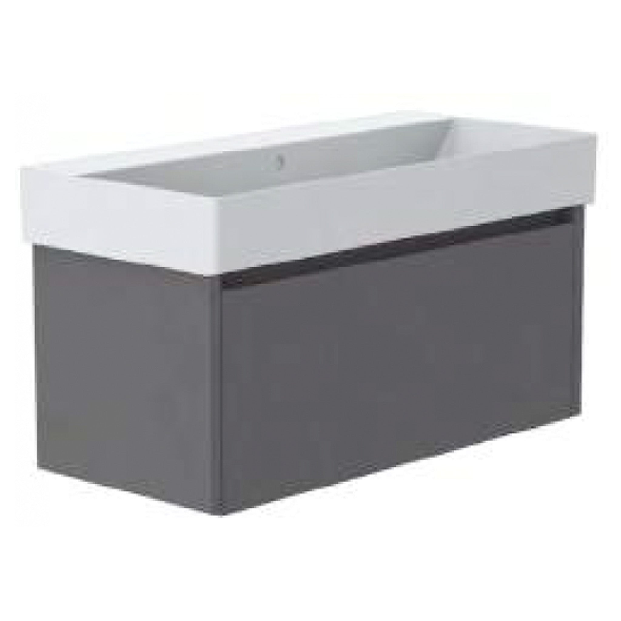 GSI Kube X Bevel 100 x 47 1 Drawer Vanity Unit