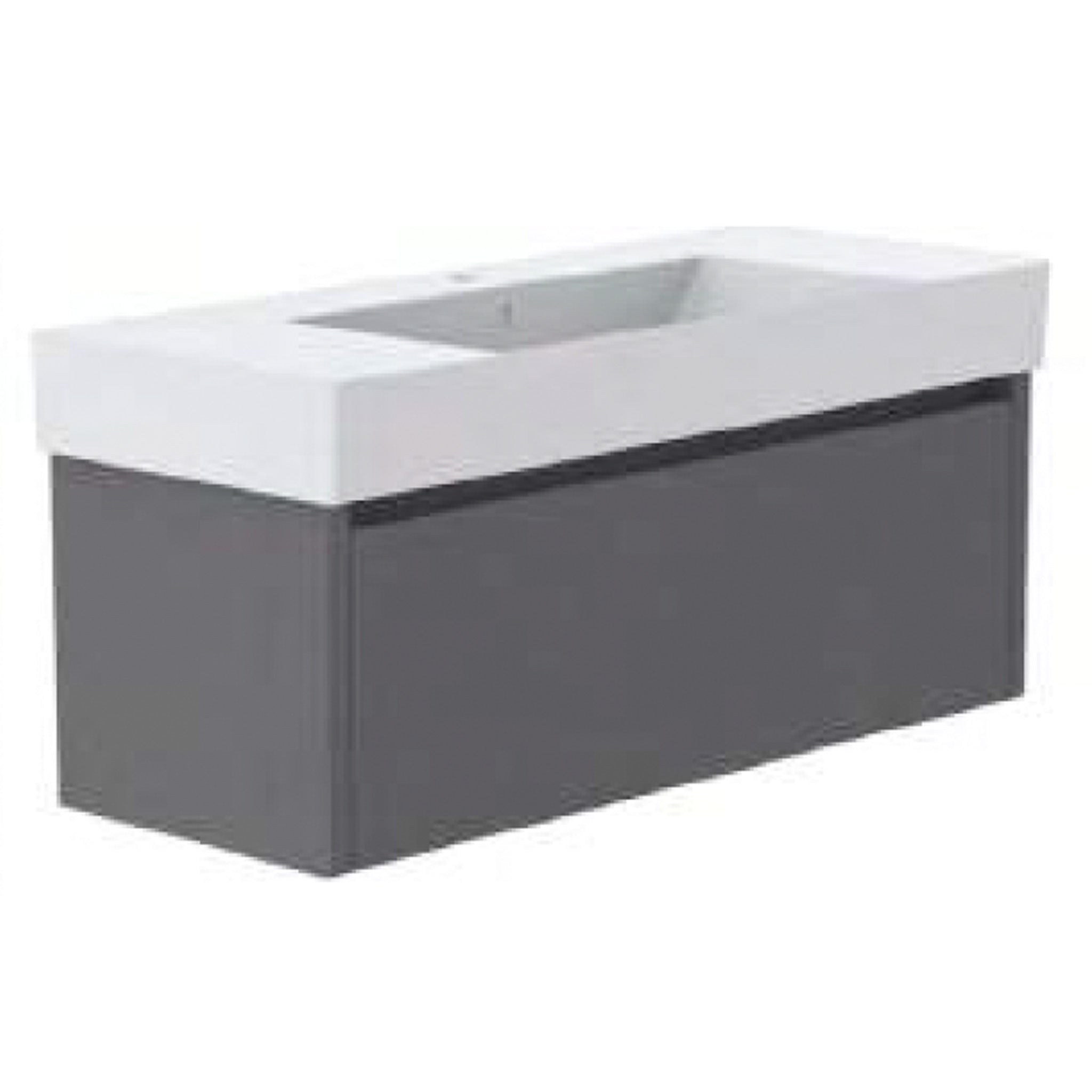 GSI Kube X Bevel 120 x 47 1 Drawer Vanity Unit