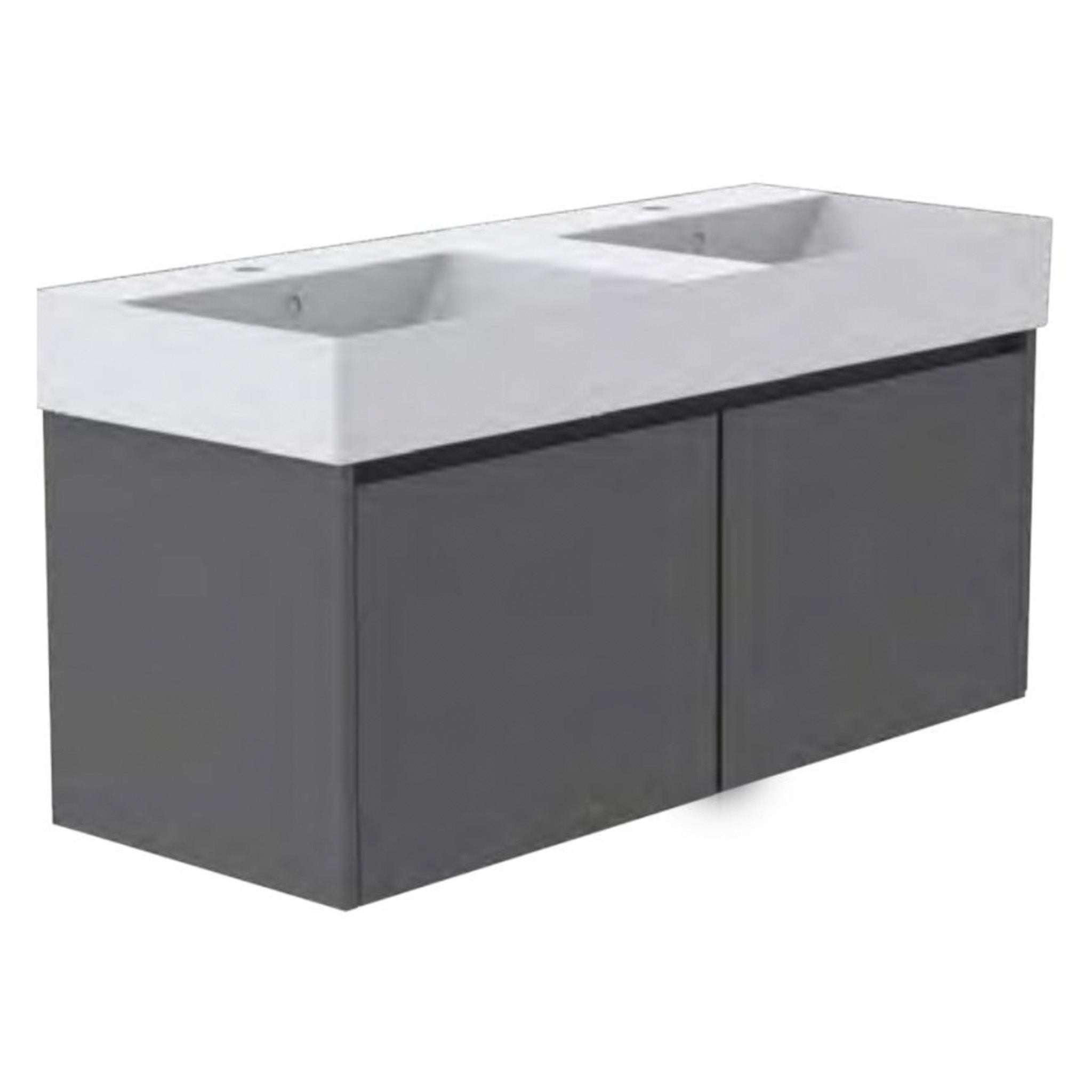 GSI Kube X Bevel 120 x 47 2 Drawer Vanity Unit