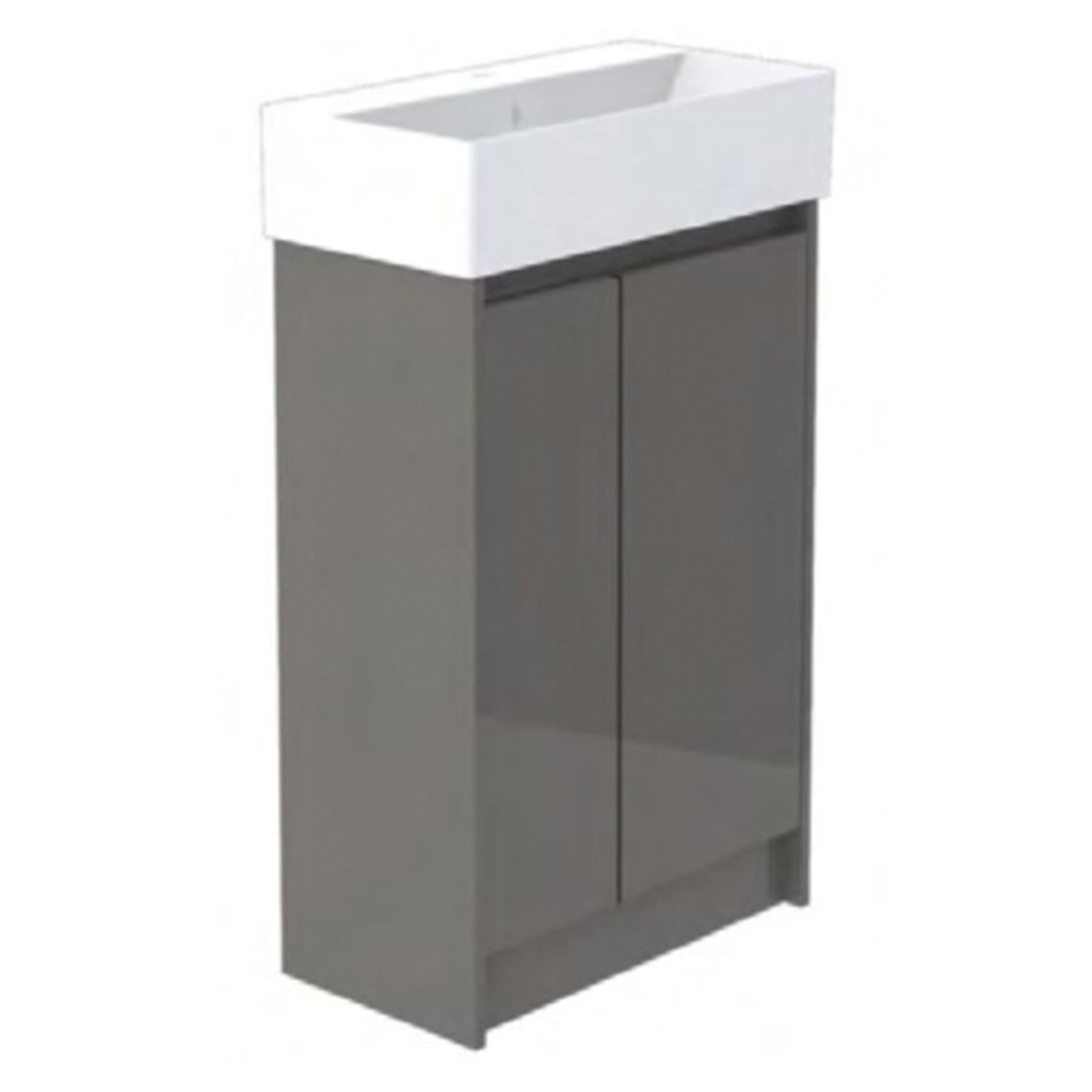 GSI Kube X Bevel 50 x 37 2 Door Floorstanding Vanity Unit