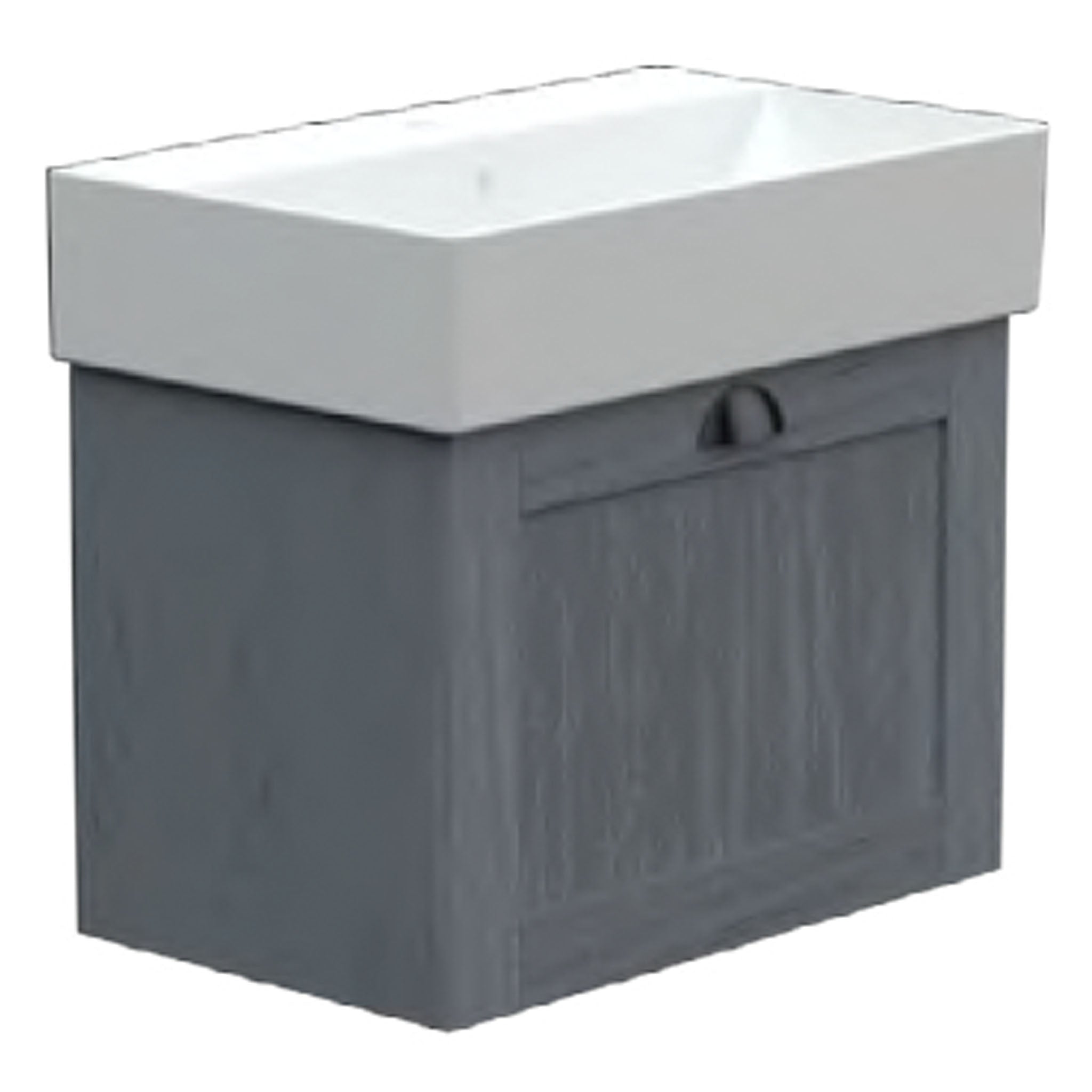 GSI Kube X Shaker 60 x 37 1 Drawer Vanity Unit