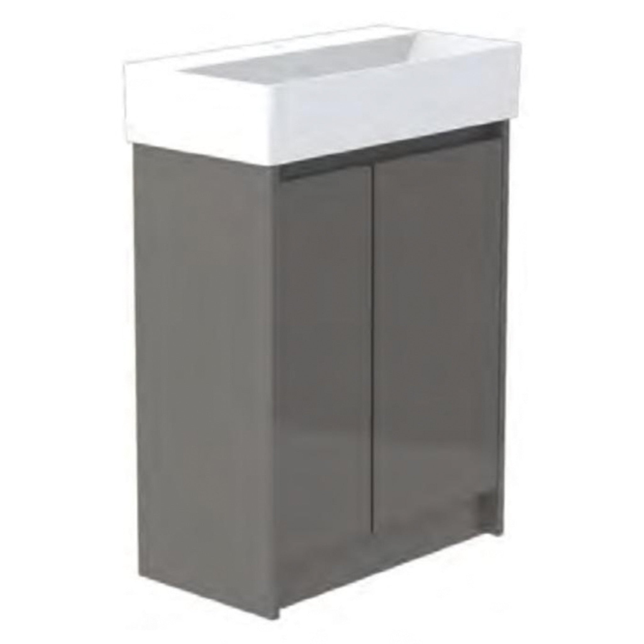 GSI Kube X Bevel 60 x 37 2 Door Floorstanding Vanity Unit