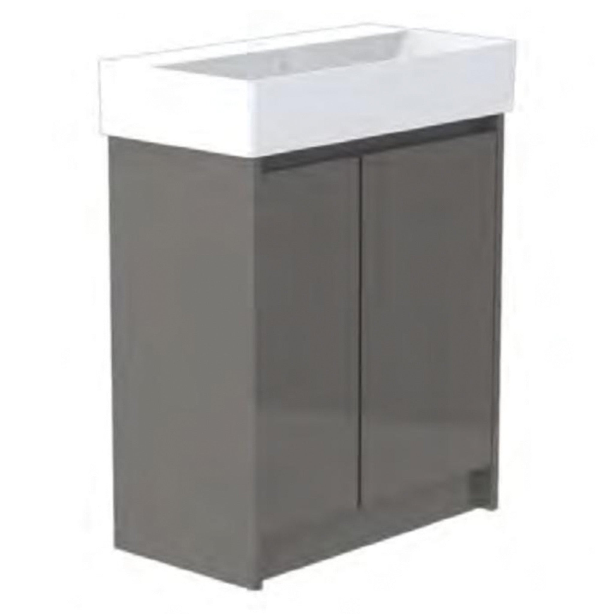 GSI Kube X Bevel 70 x 37 2 Door Floorstanding Vanity Unit