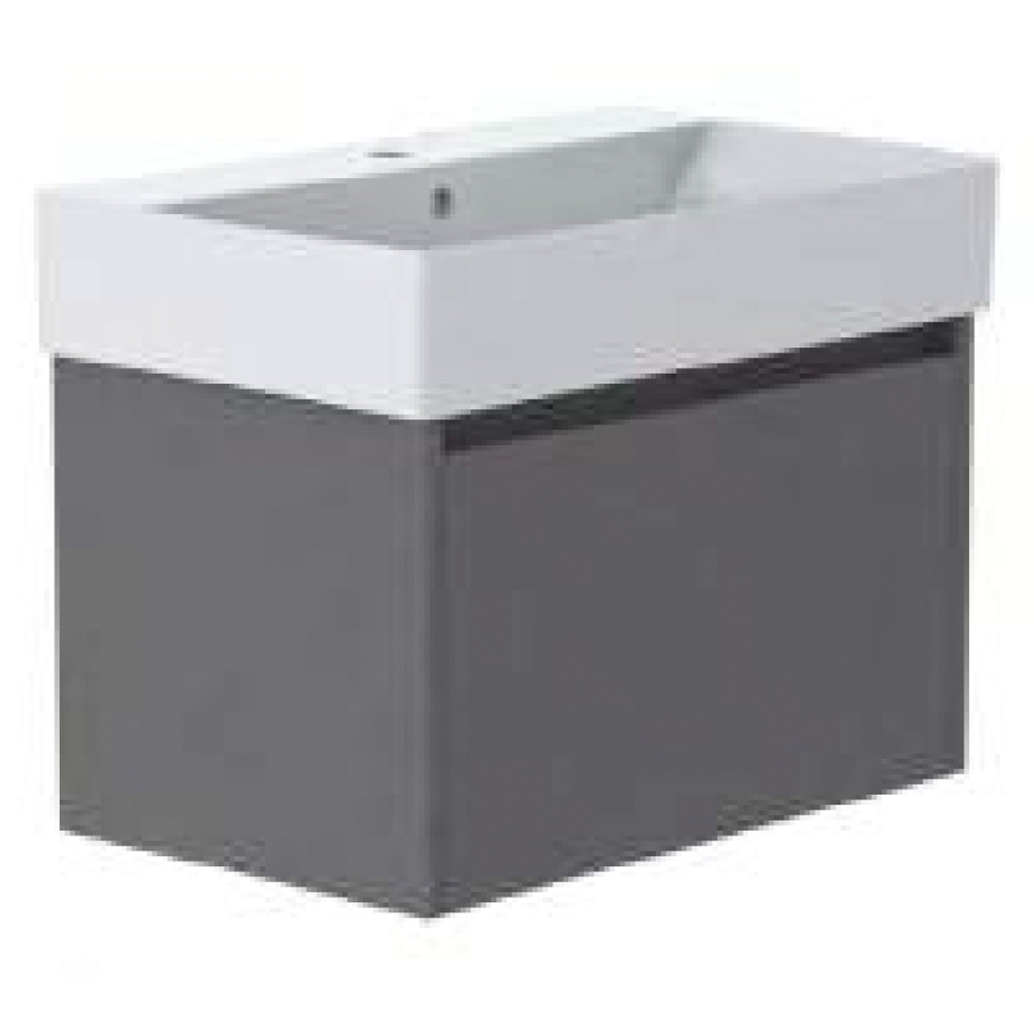 GSI Kube X Bevel 80 x 47 1 Drawer Vanity Unit