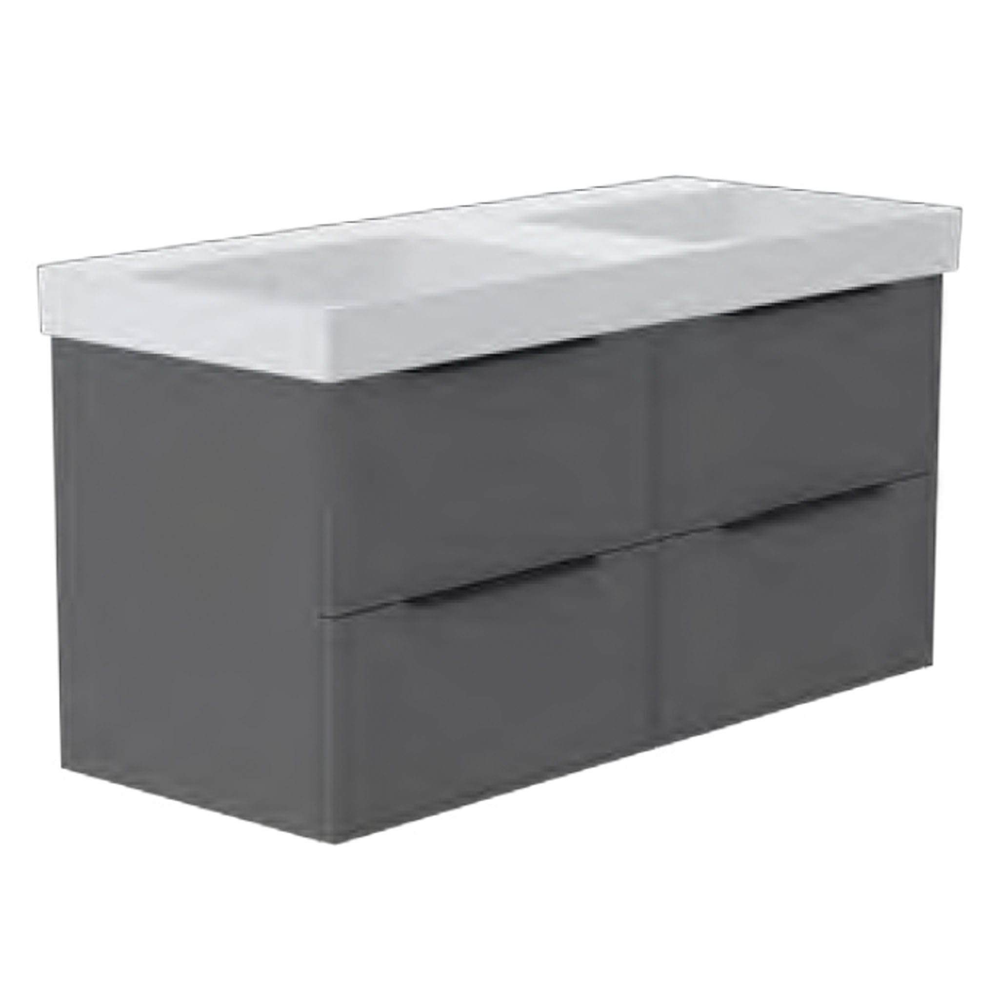 GSI Nubes Edge 120 x 50 4 Drawers Vanity Unit