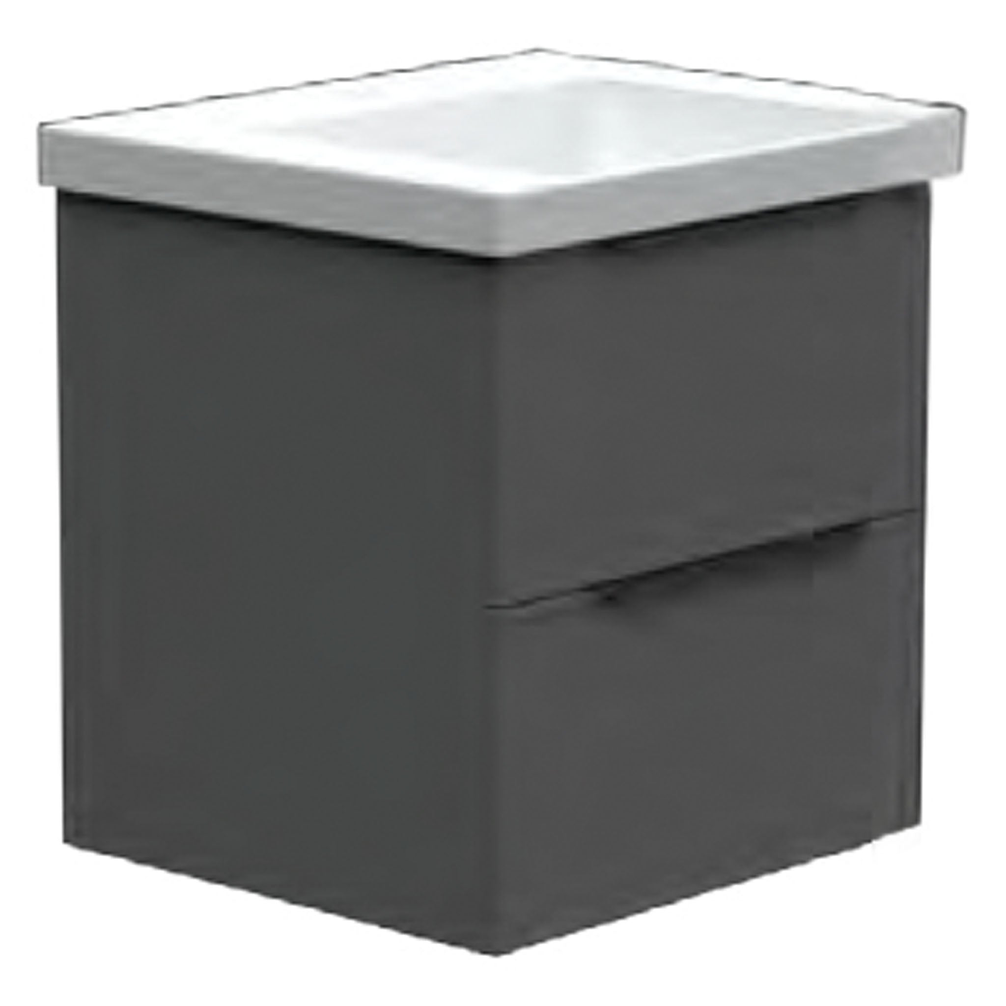 GSI Norm Edge 60 x 50 2 Drawer Vanity Unit