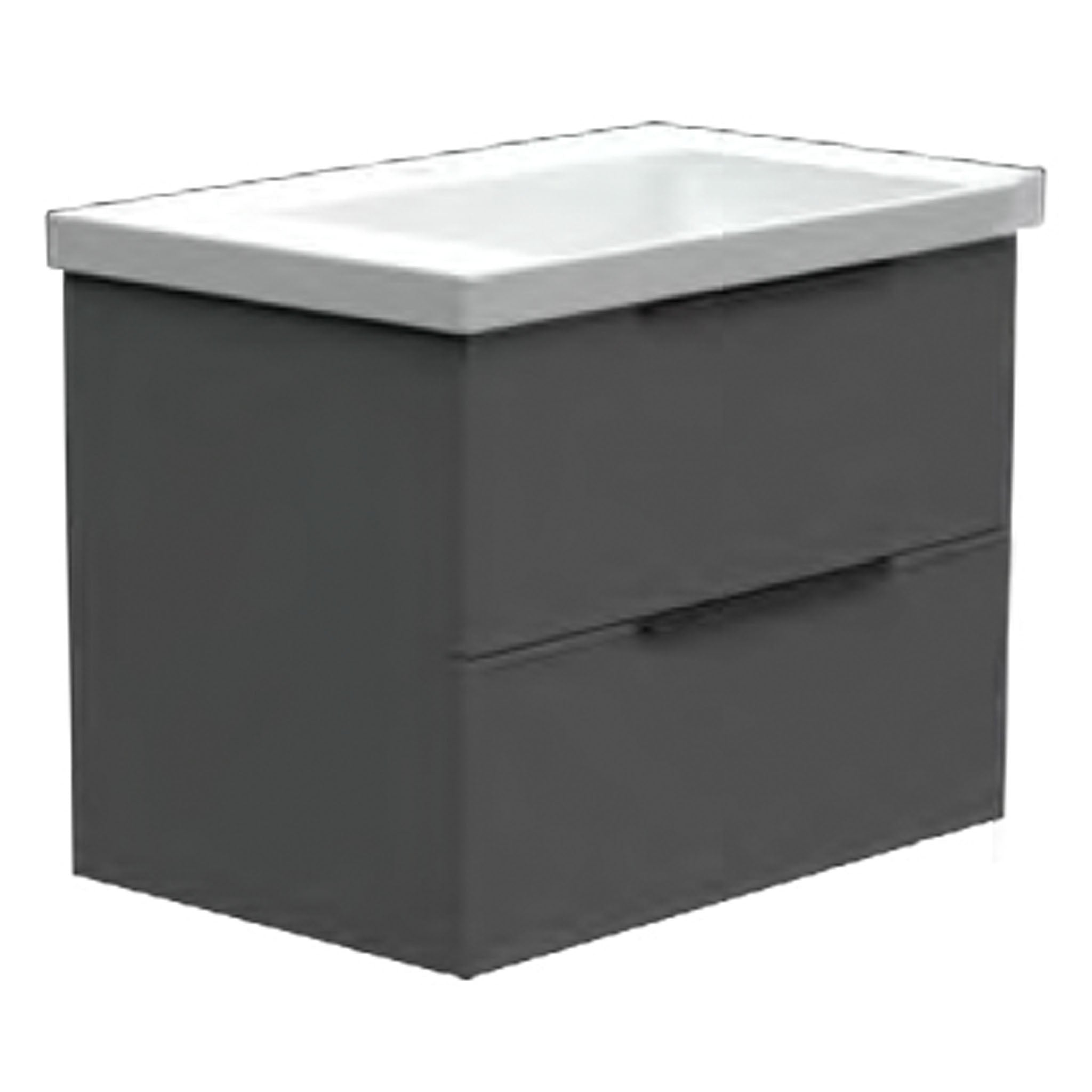 GSI Norm Edge 80 x 50 2 Drawer Vanity Unit