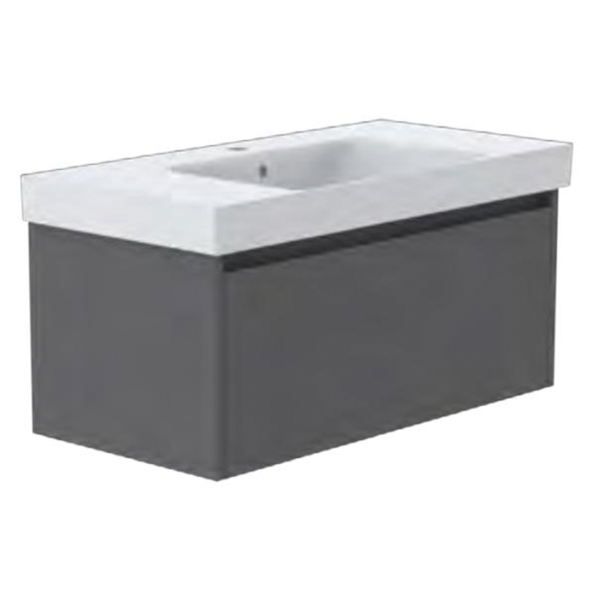 GSI Nubes 100 x 50 1 Drawer Vanity Unit