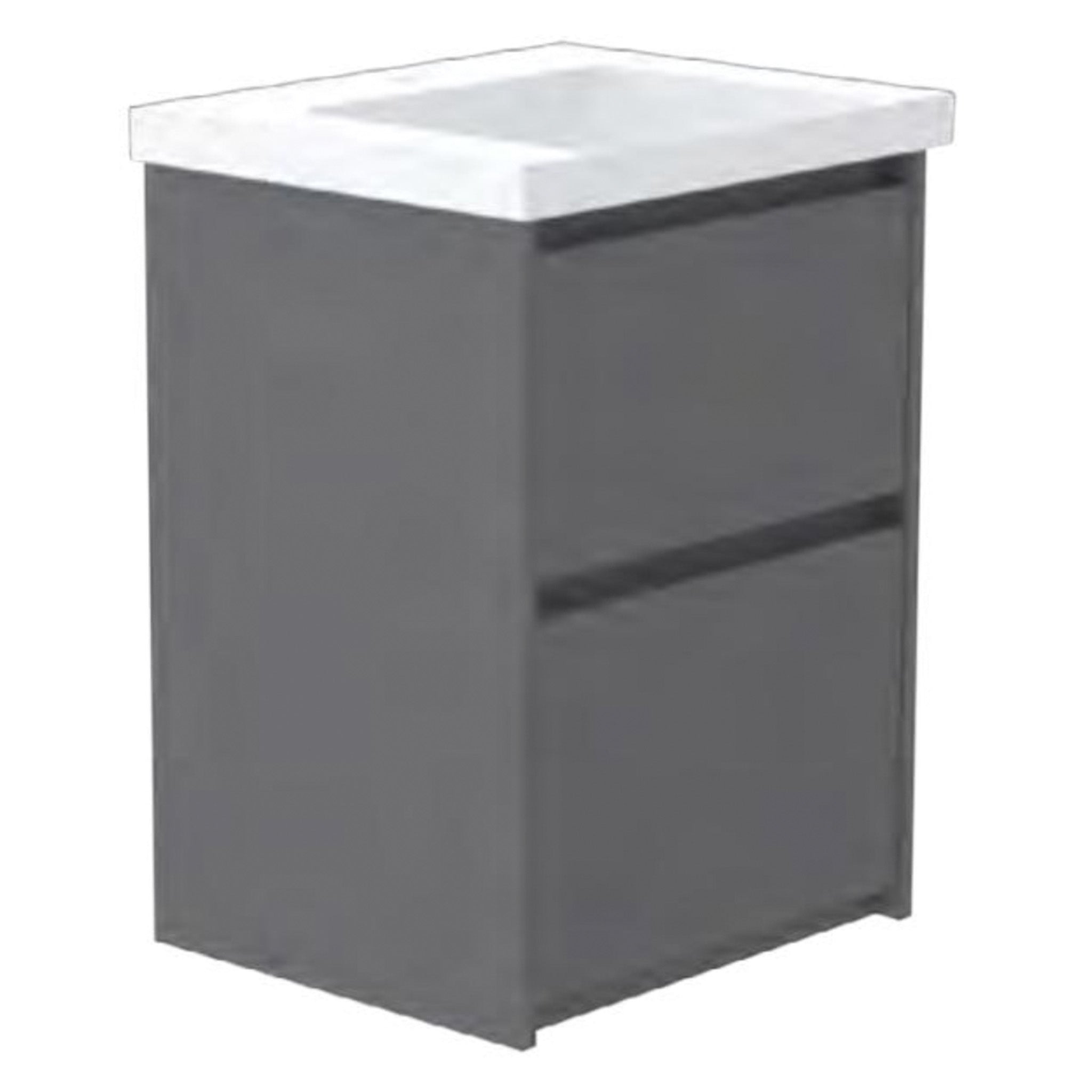 GSI Nubes 60 x 50 2 Drawer Floorstanding Vanity Unit