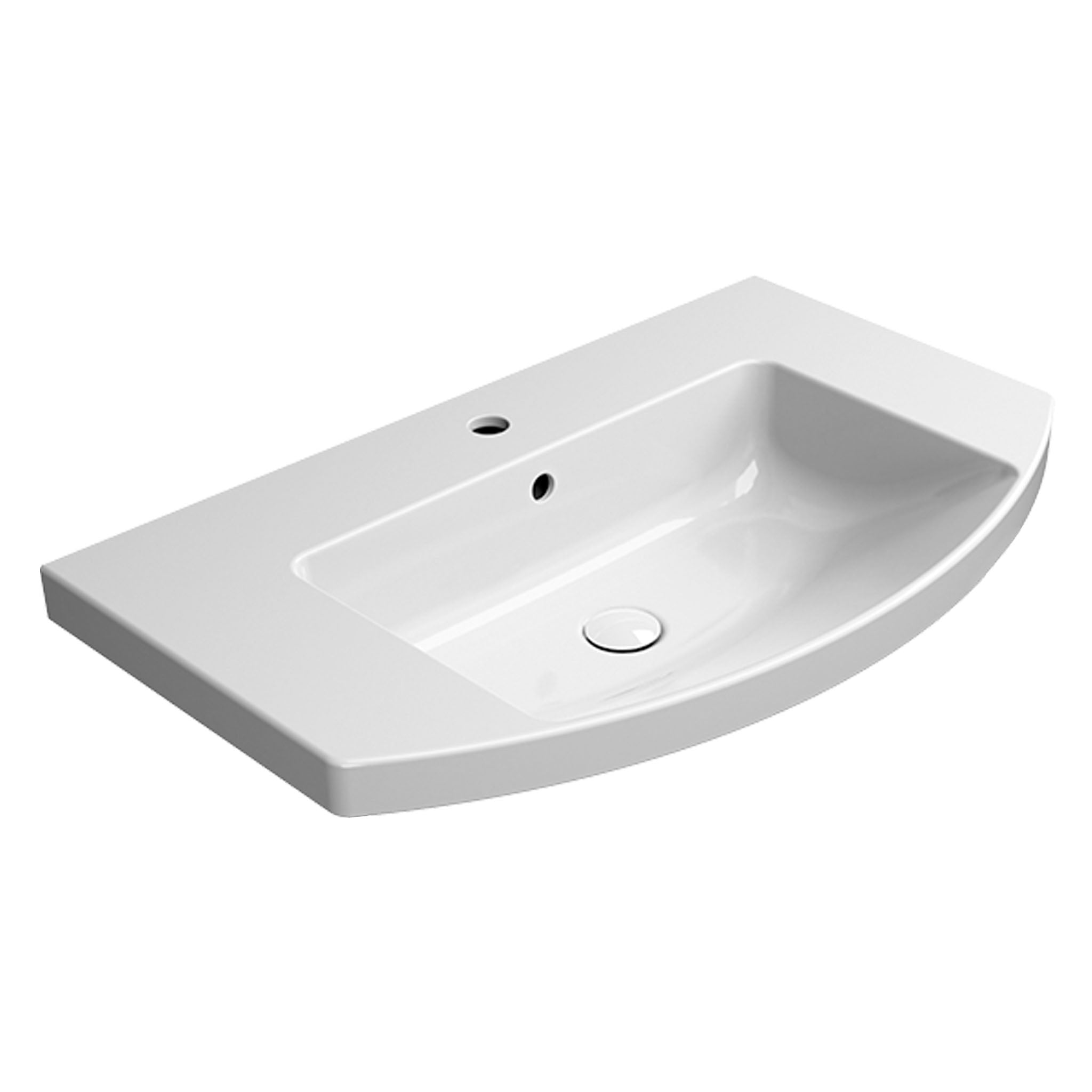 GSI Modo Curved 80 x 50 Washbasin