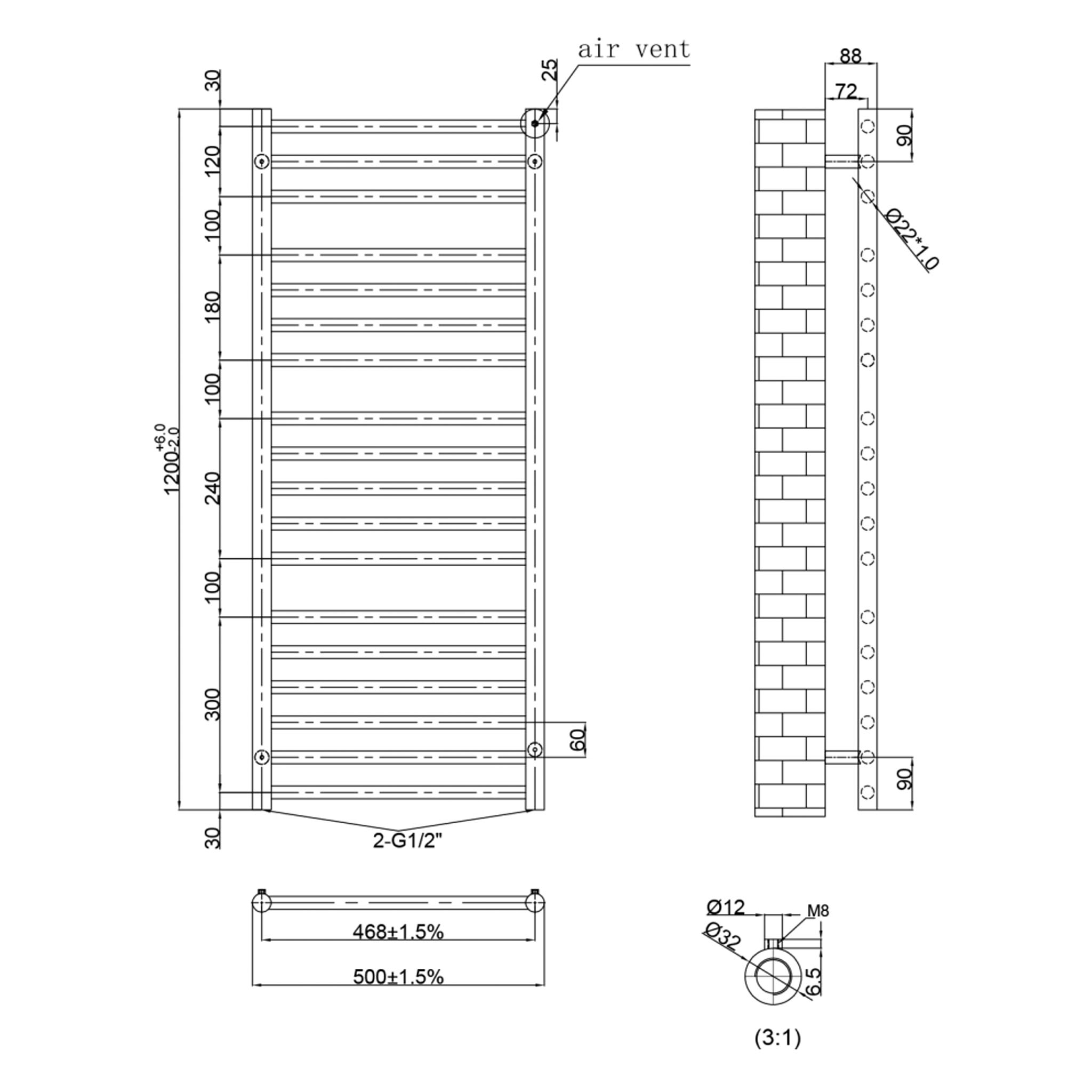 1200 x 500mm #size_1200 x 500mm