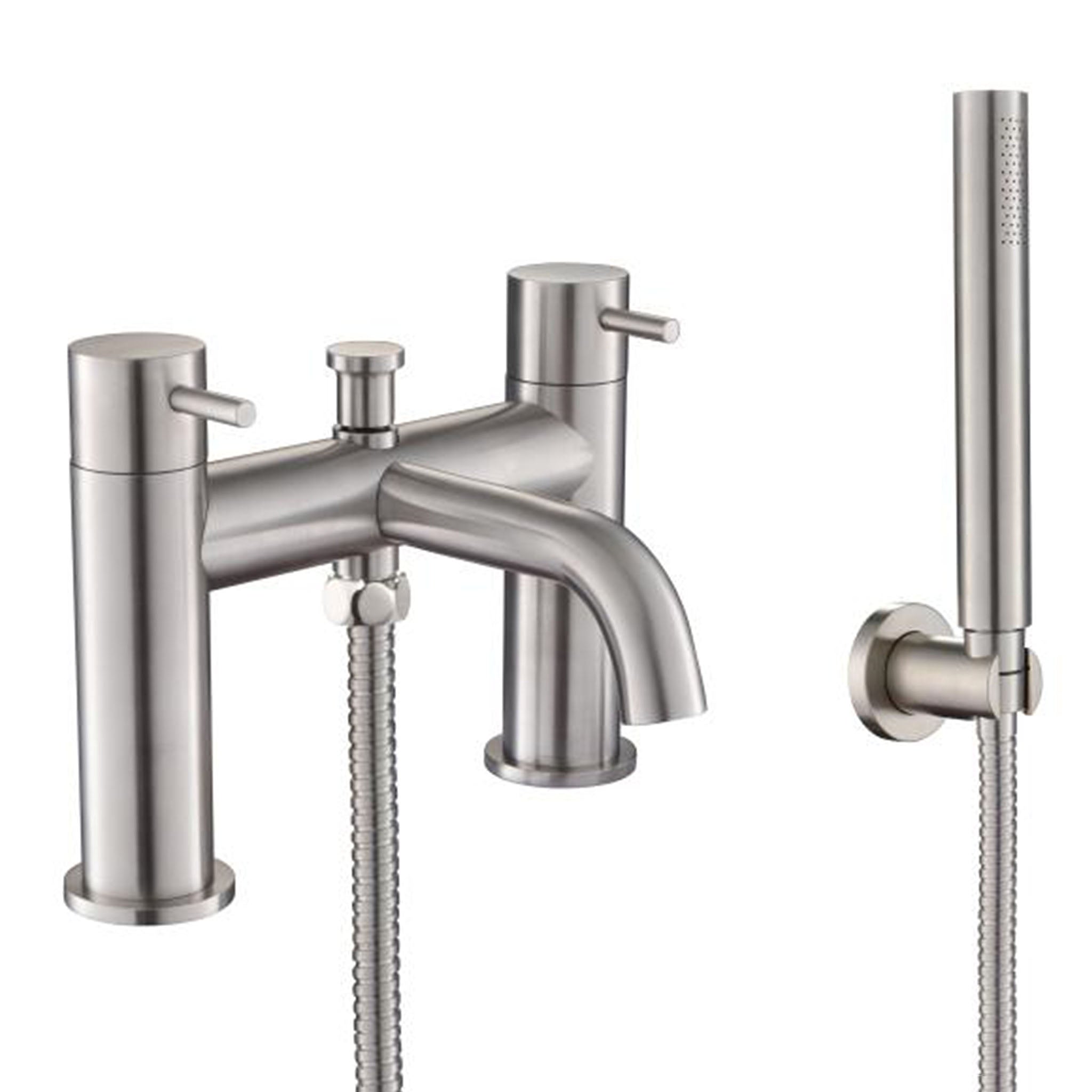 JTP Inox 2 Hole Bath Shower Mixer Tap