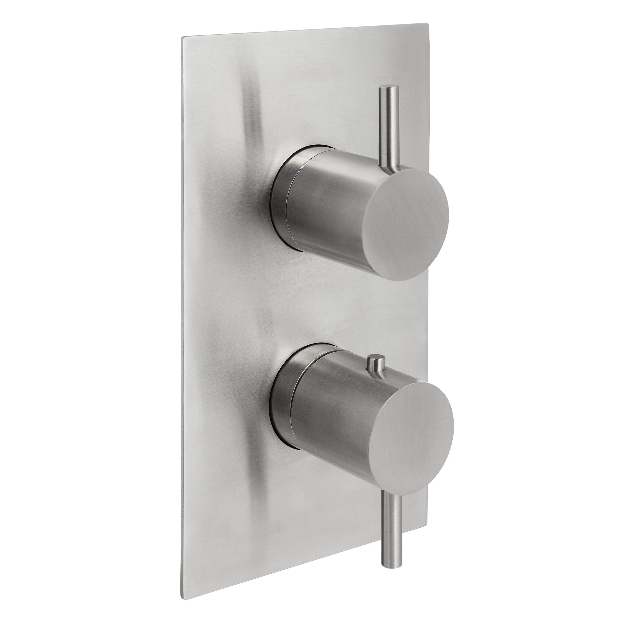 JTP Inox  2 Outlet Thermostatic Concealed 2 Control Shower Valve