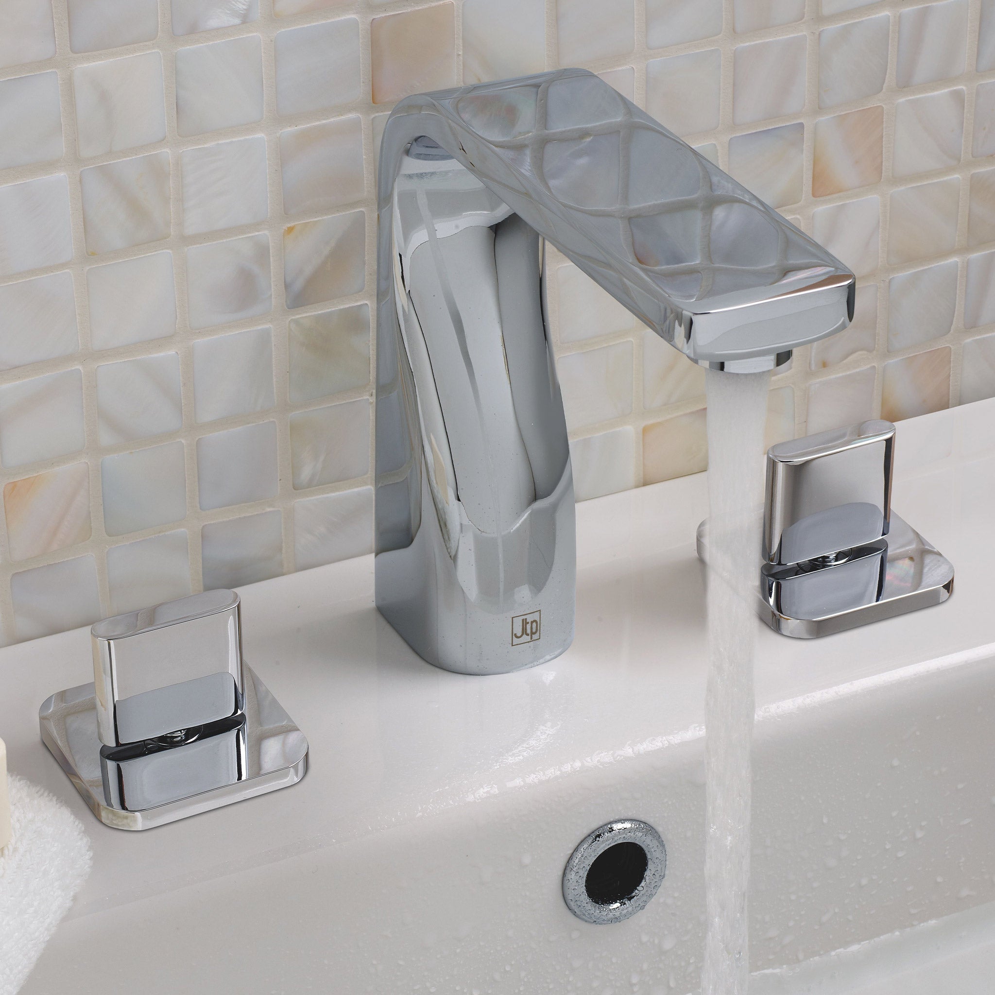 JTP Curve 3 Hole Basin Mixer Tap