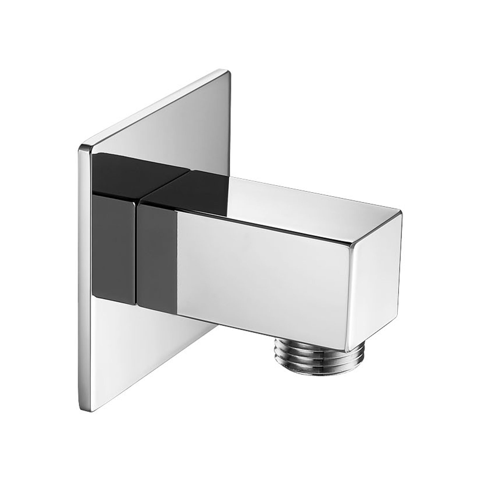 Flova Quba Square Wall Outlet Elbow