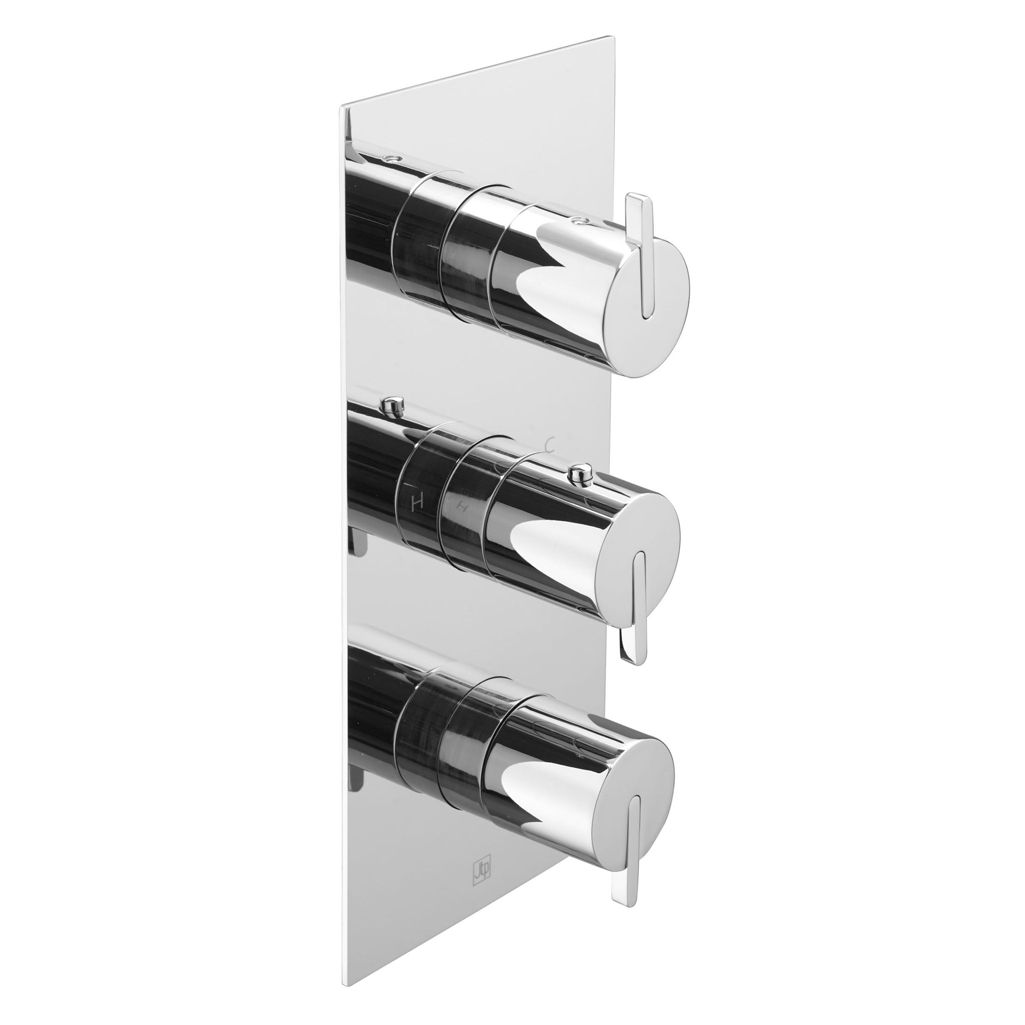 JTP Kio 2 Outlet Thermostatic Concealed 3 Control Shower Valve