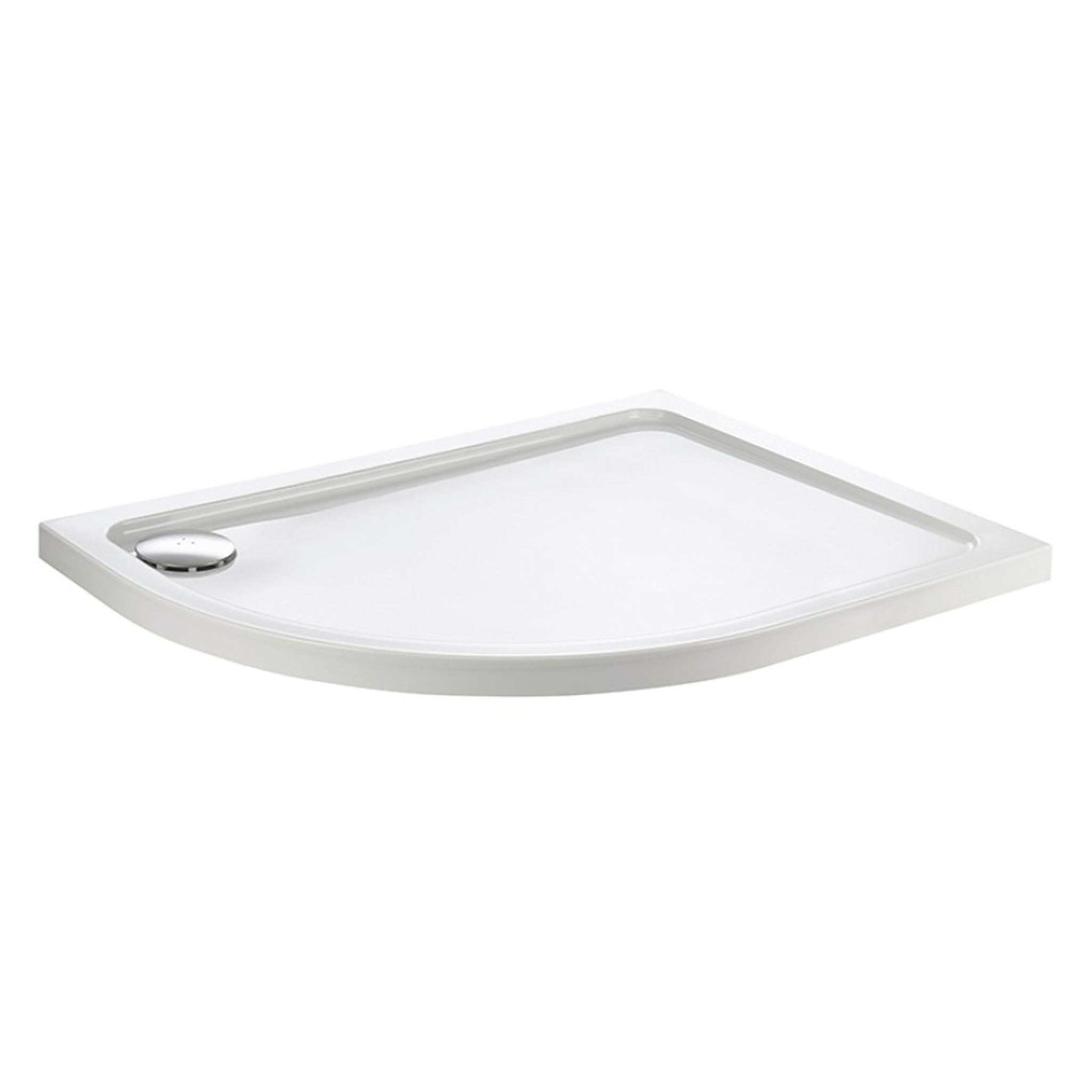 Sonas Kristal Offset Quadrant Shower Tray & Waste