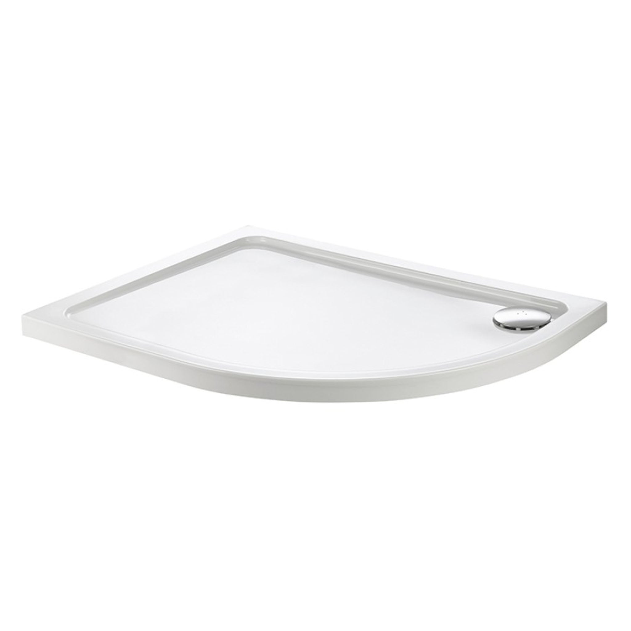 Sonas Kristal Offset Quadrant Shower Tray & Waste